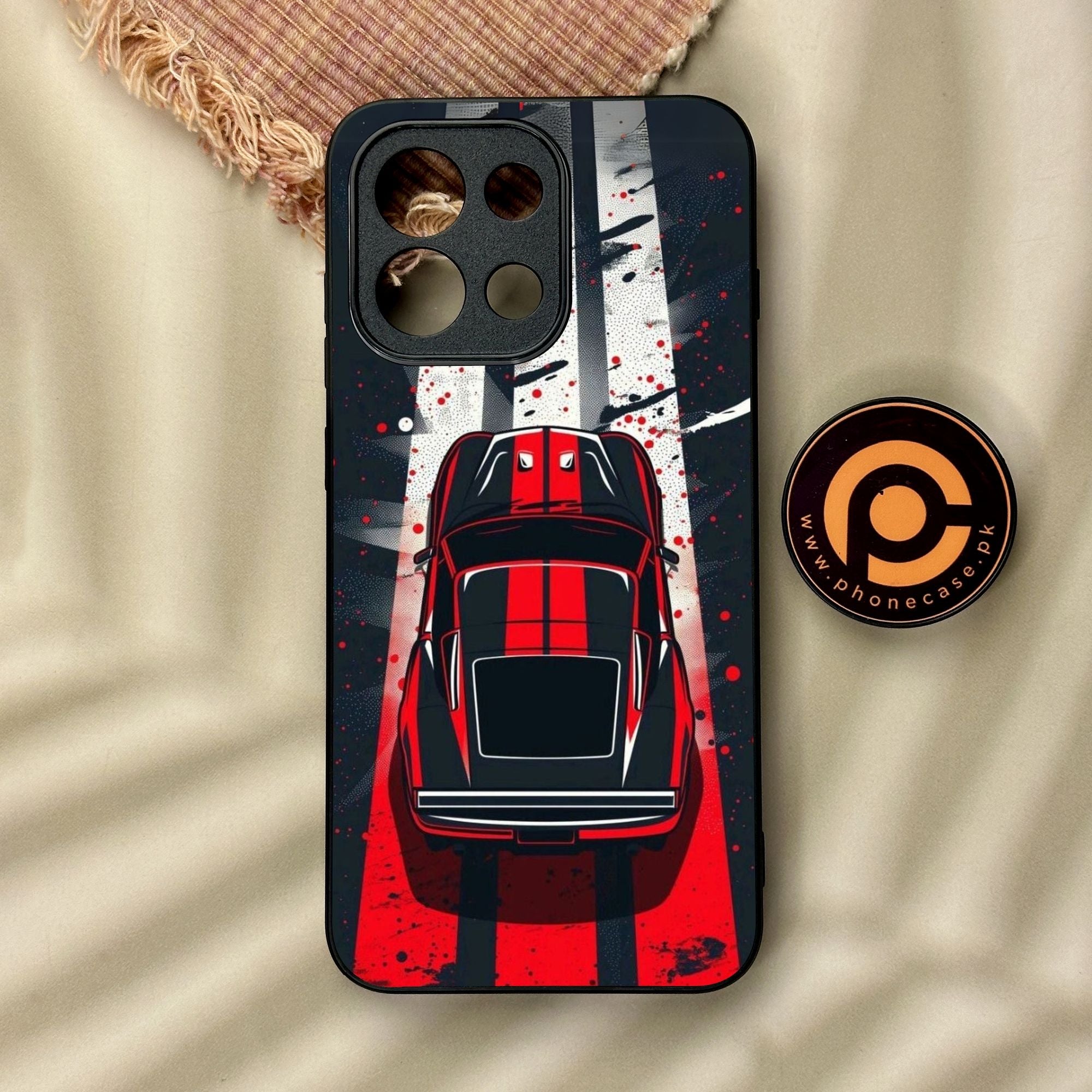 OnePlus 13s - Top-Down Track - Premium Metal Printed Soft Bumper Shock Proof Case