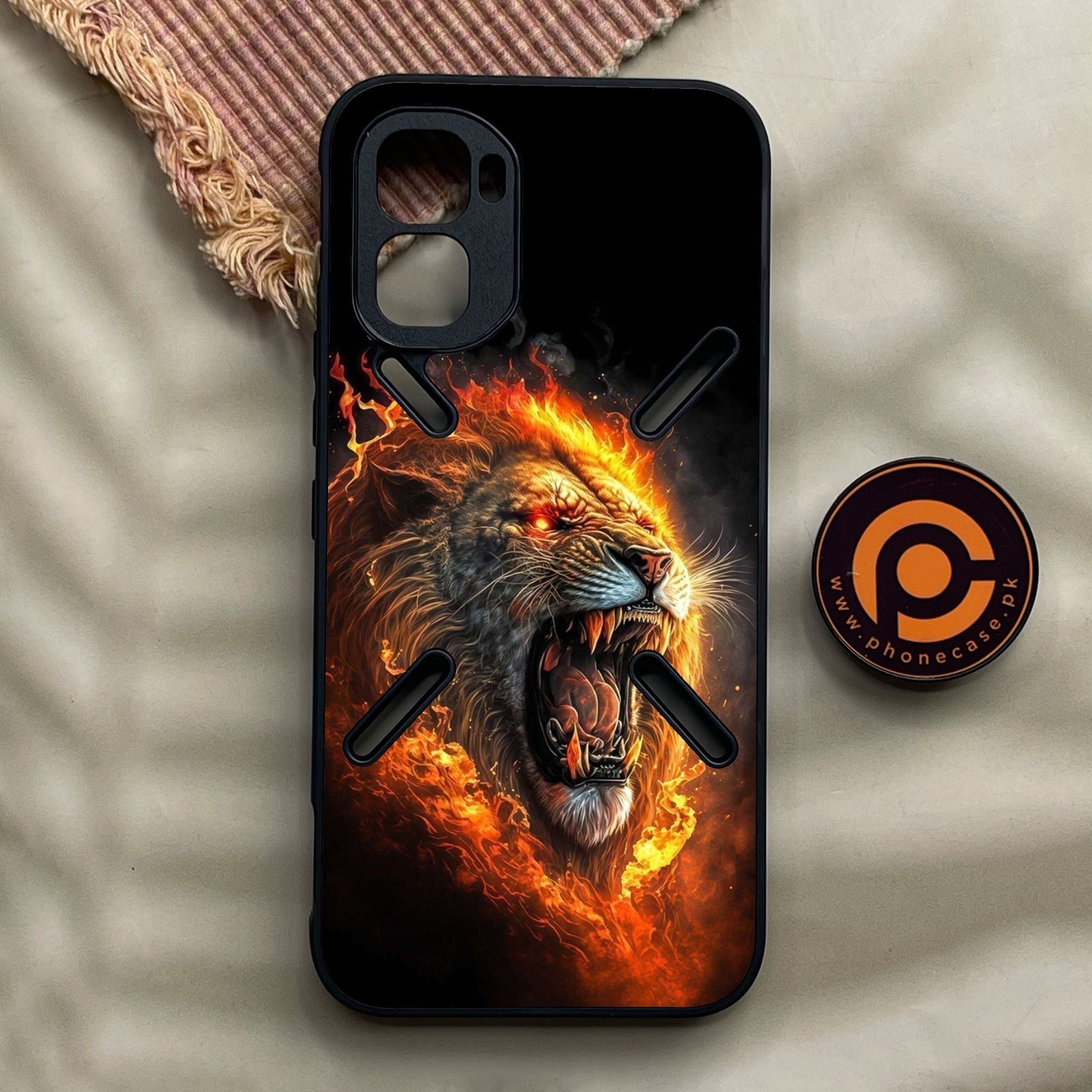 Infinix GT 50 Pro - Tiger 2.0 Design 4 - Premium Metal Printed Soft Bumper Shock Proof Case