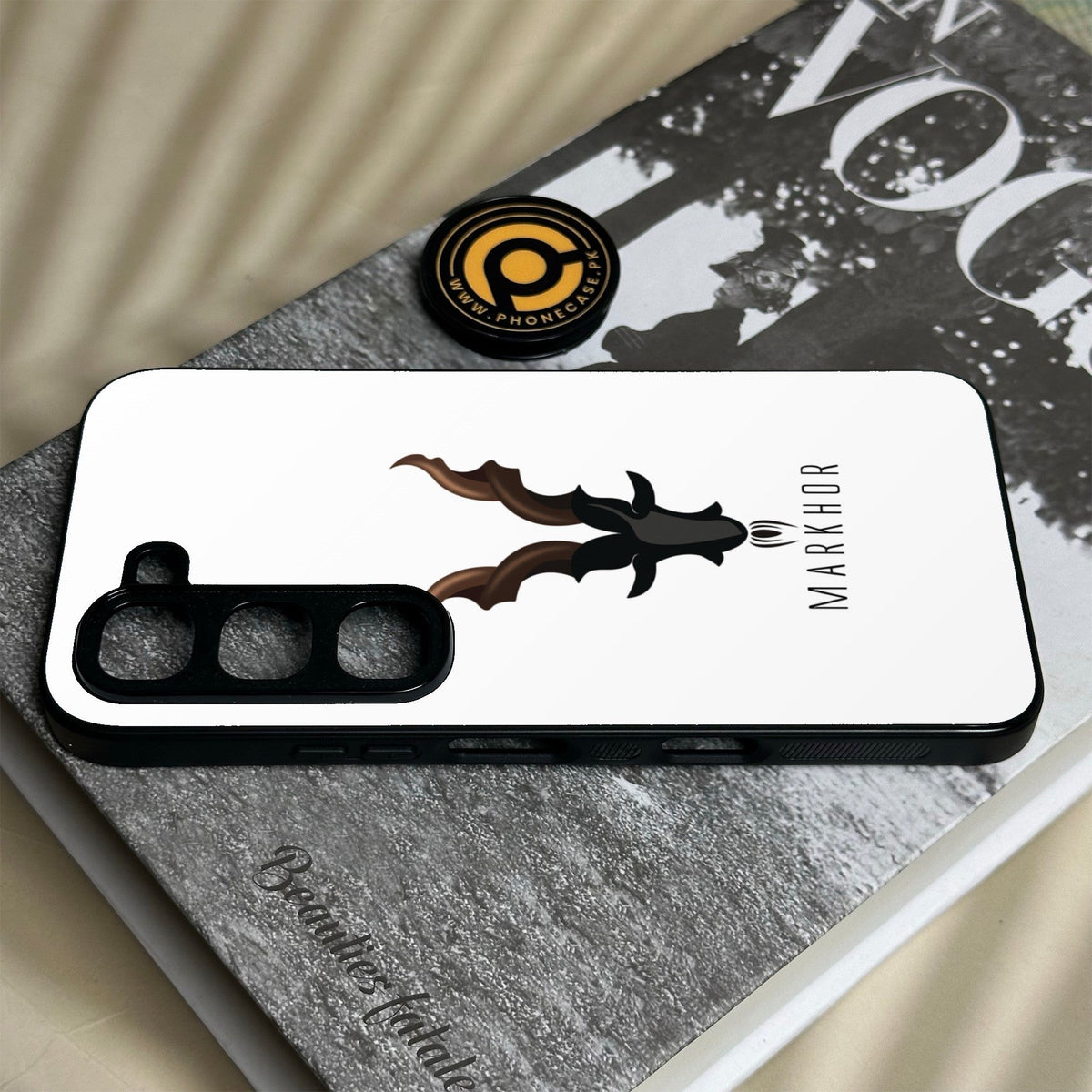 Infinix Hot 70 Pro - Markhor Design 2 - Premium Metal Printed Soft Bumper Shock Proof Case
