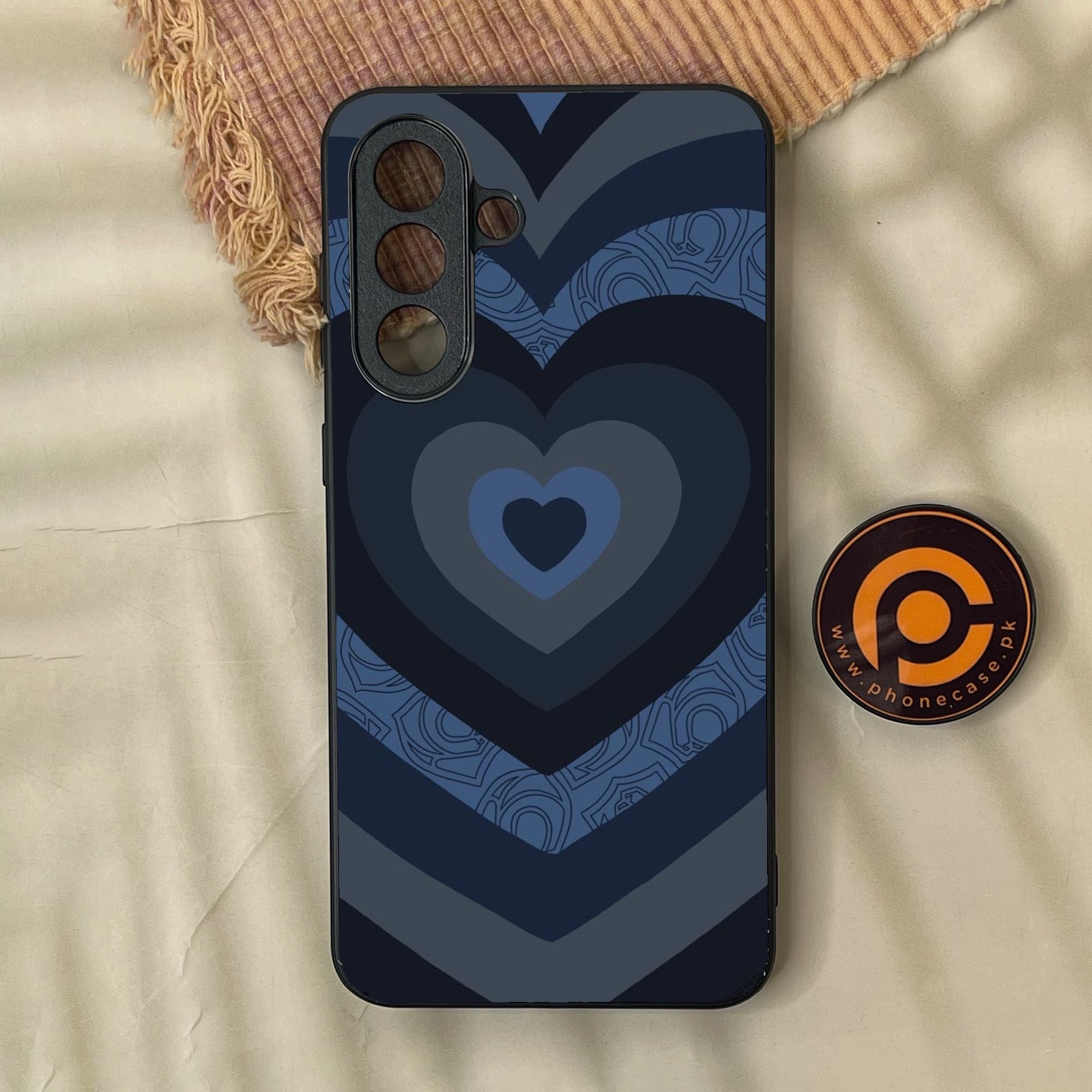 Samsung Galaxy A57 - Heart 2.0 Design 6 - Premium Metal Printed Soft Bumper Shock Proof Case