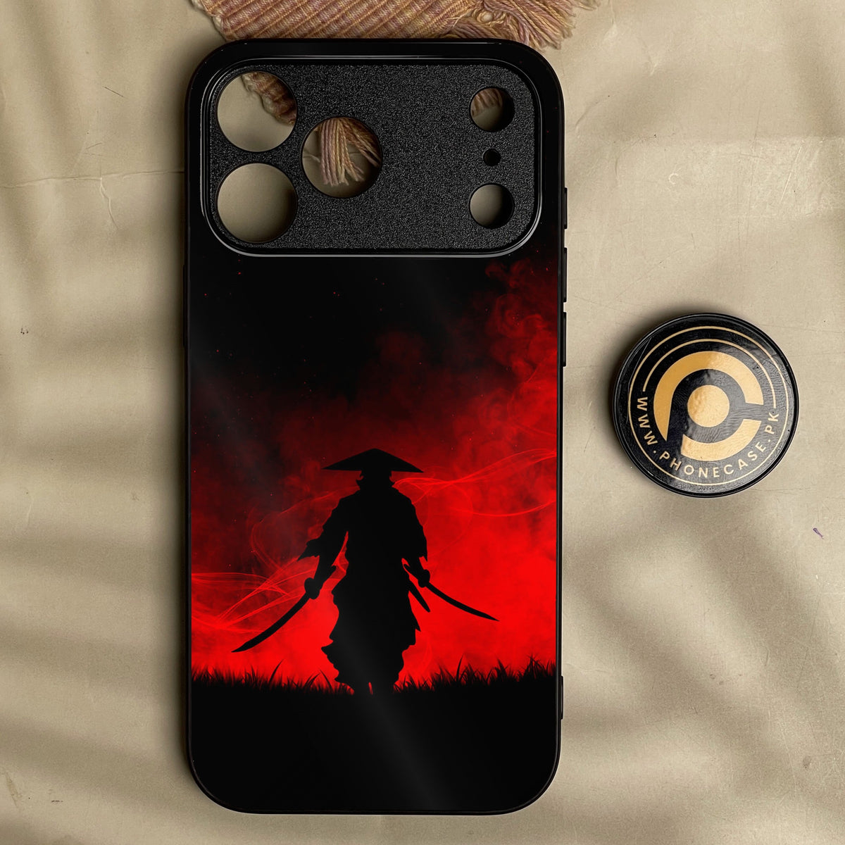 Iphone 18 Pro Max - Ninja Design 1 - Premium Metal Printed Soft Bumper Shock Proof Case