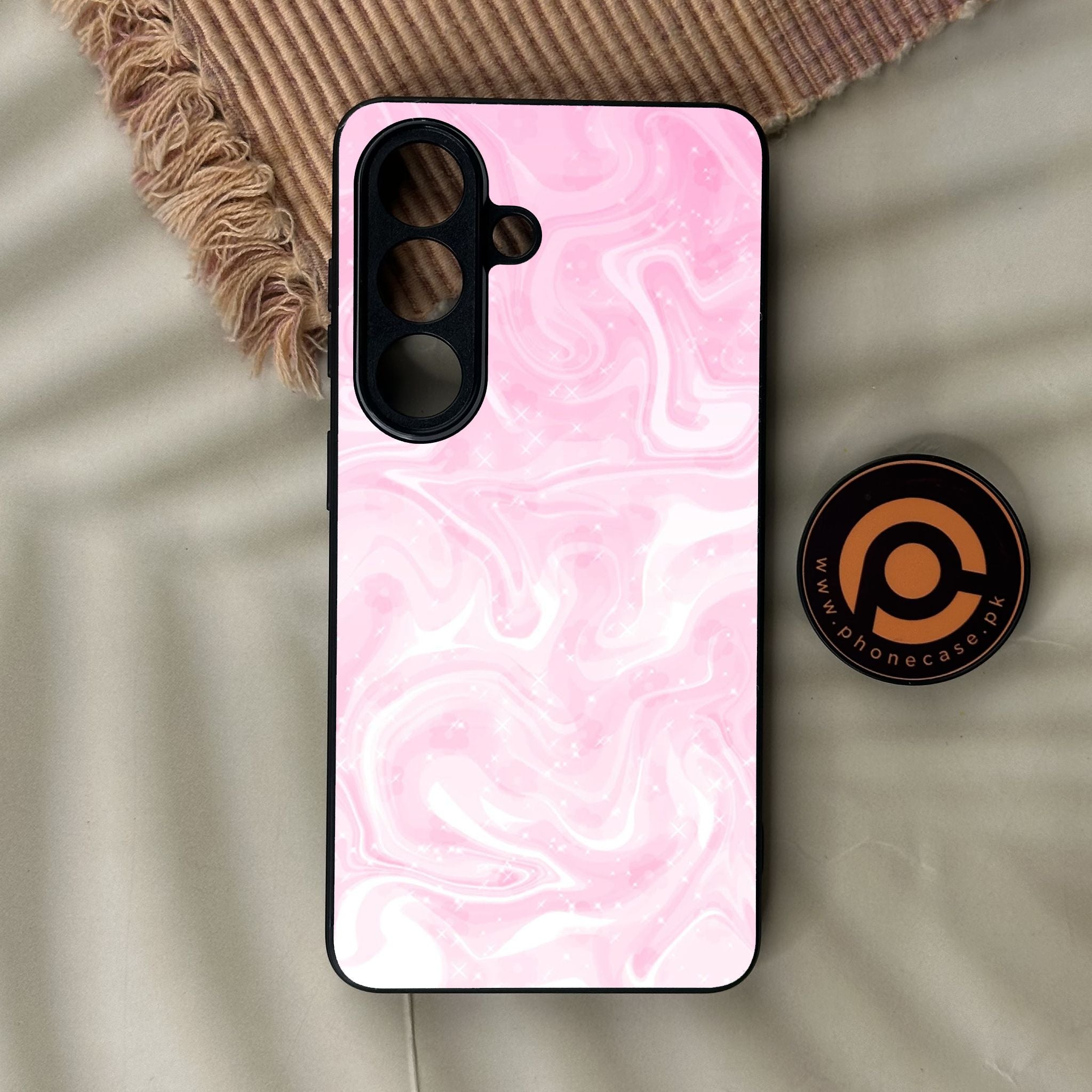 Galaxy S26 - Pink Design 9 - Premium Metal Printed Soft Bumper Shock Proof Case