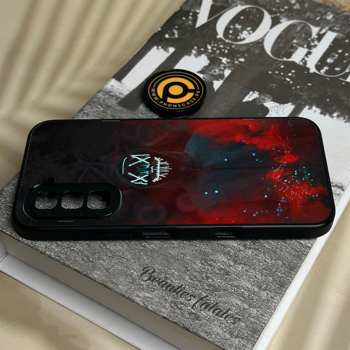 Infinix Hot 70 - Anonymous 2.0 Design 3 - Premium Metal Printed Soft Bumper Shock Proof Case