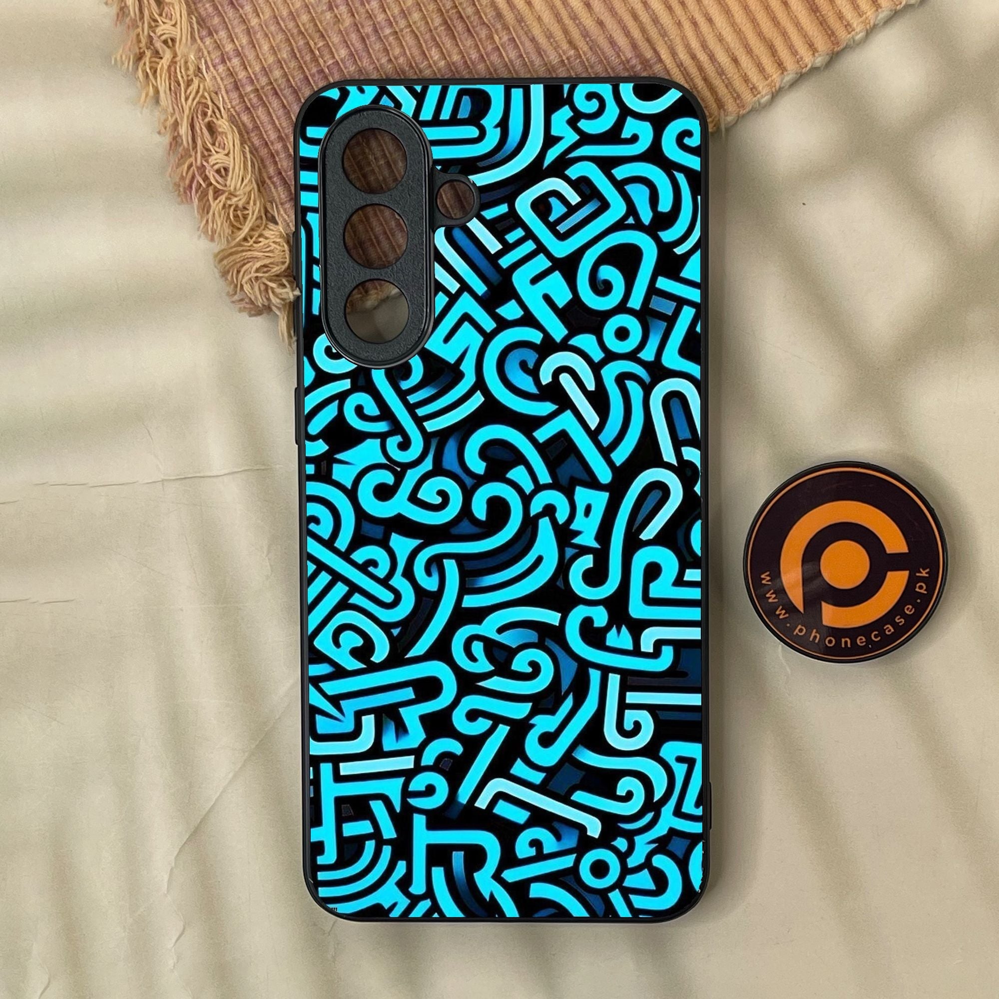 Samsung Galaxy A37 - Doodle Design - Premium Metal Printed Soft Bumper Shock Proof Case