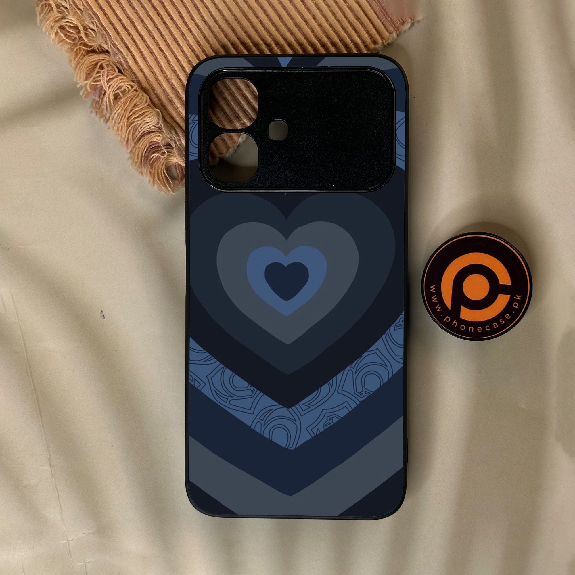 Infinix Smart 20 - Heart 2.0 Design 6 - Premium Metal Printed Soft Bumper Shock Proof Case