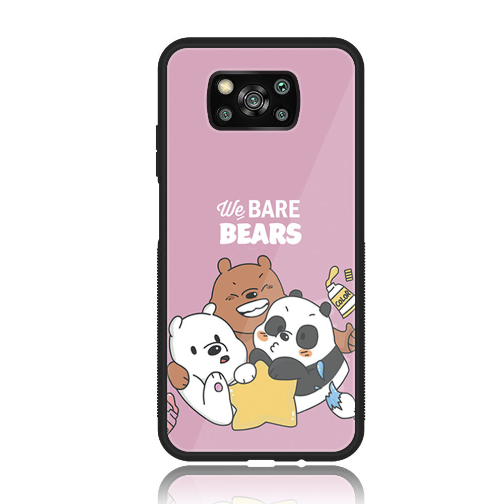 Xiaomi Poco X3 - Cartoon Series - Premium Printed Glass soft Bumper shock Proof Case