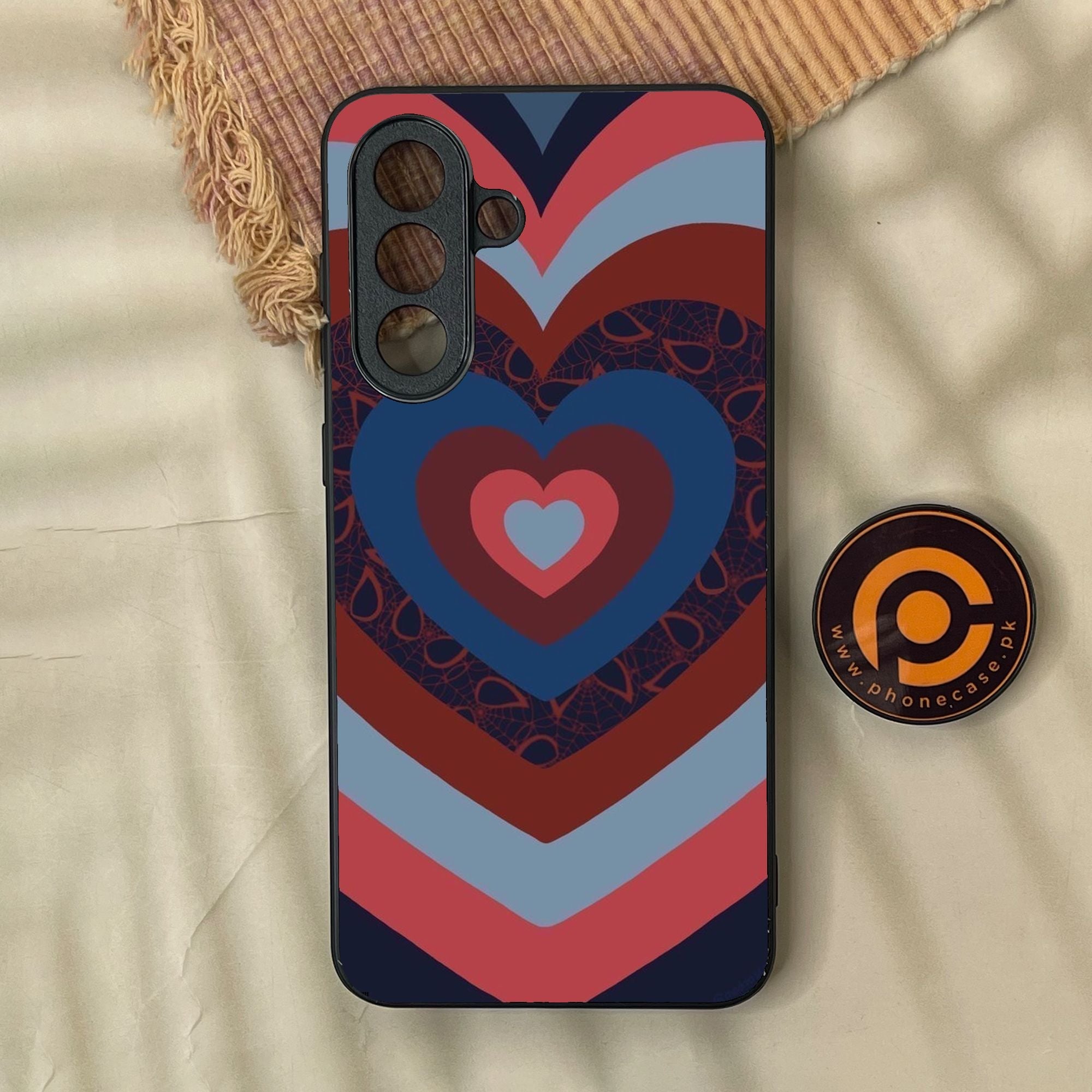 Samsung Galaxy A37 - Heart 2.0 Design 2 - Premium Metal Printed Soft Bumper Shock Proof Case