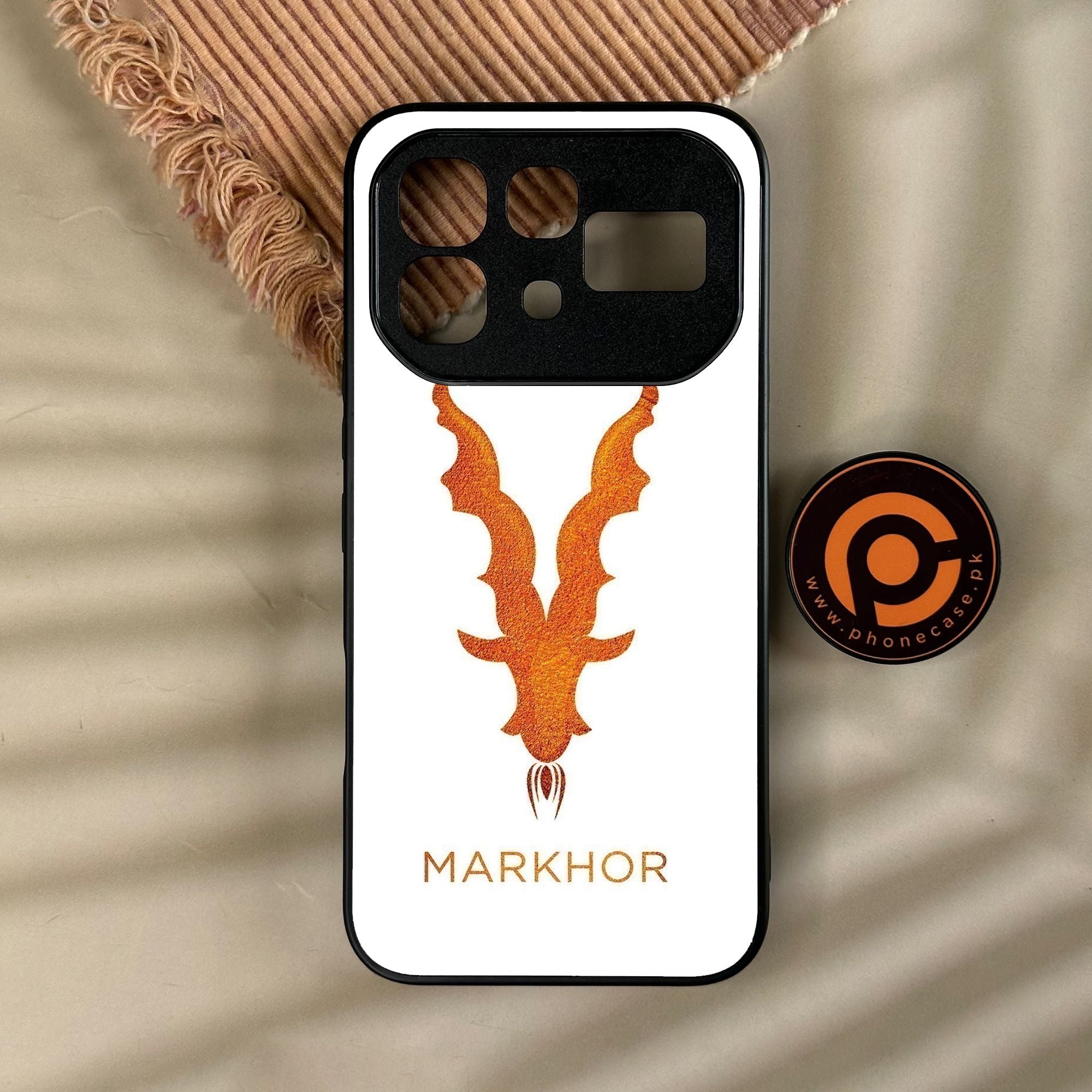 Infinix Note 60 - Markhor Design 11 - Premium Metal Printed Soft Bumper Shock Proof Case
