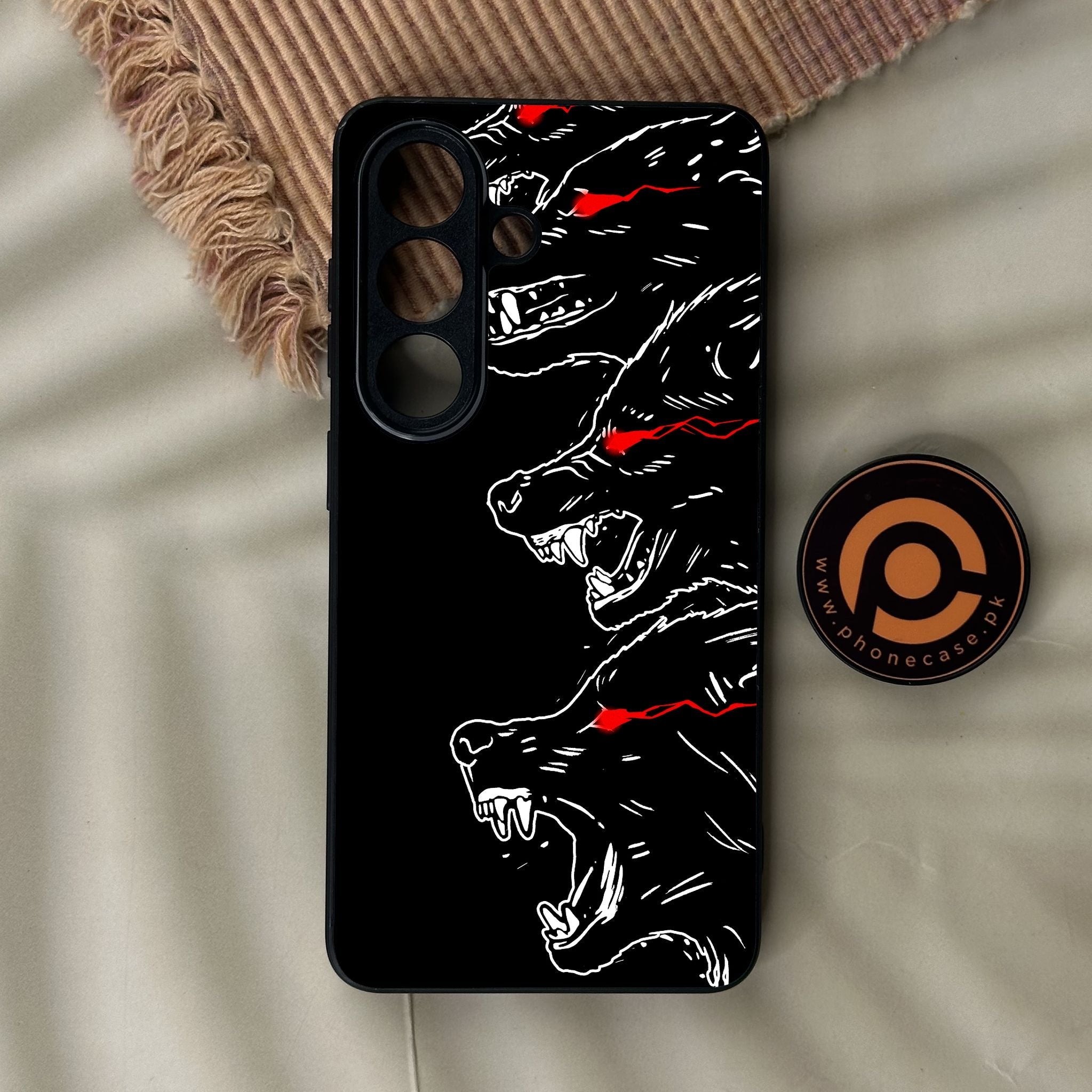 Galaxy S26 - Black Art Design 7 - Premium Metal Printed Soft Bumper Shock Proof Case