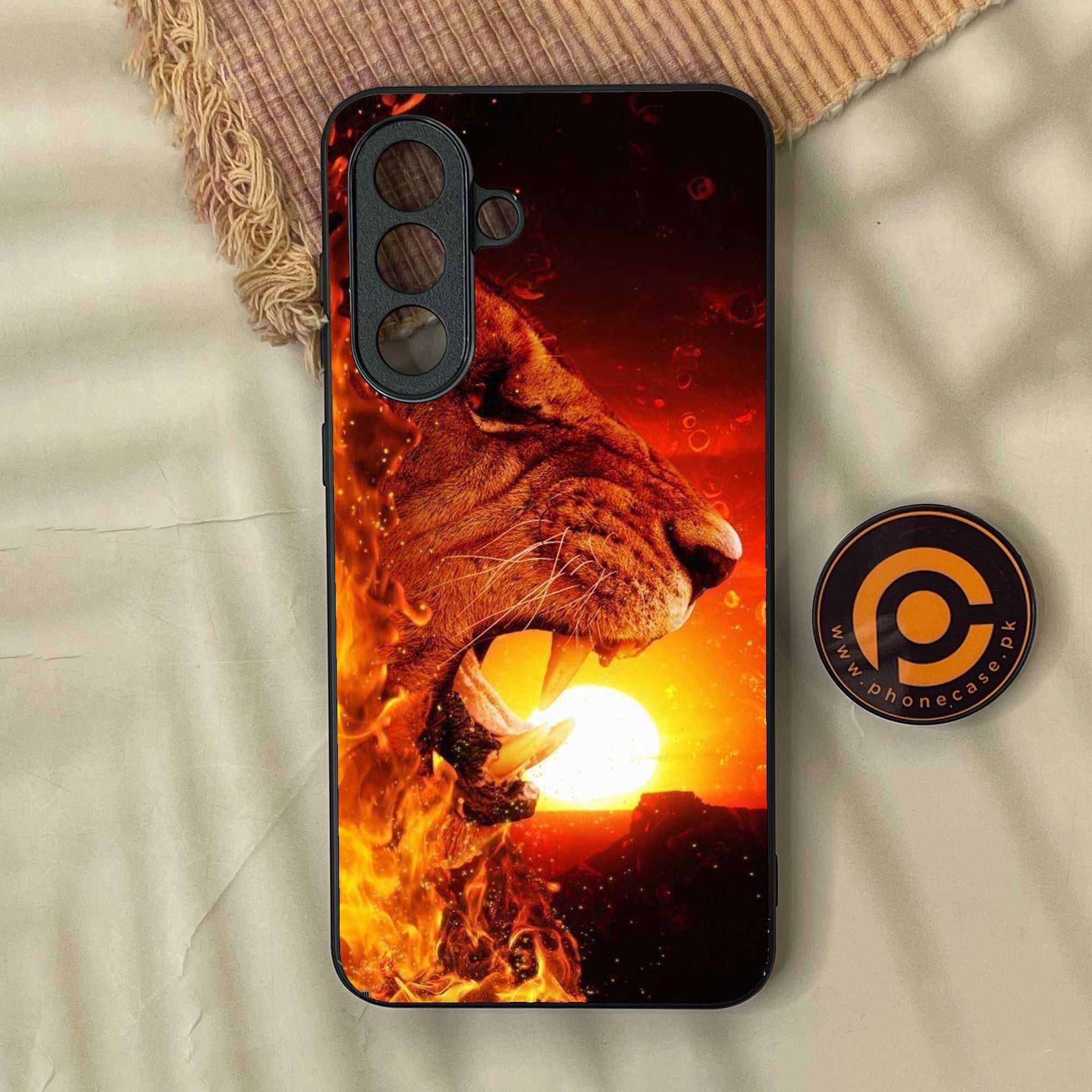 Samsung Galaxy A37 - Tiger Design 1 - Premium Metal Printed Soft Bumper Shock Proof Case