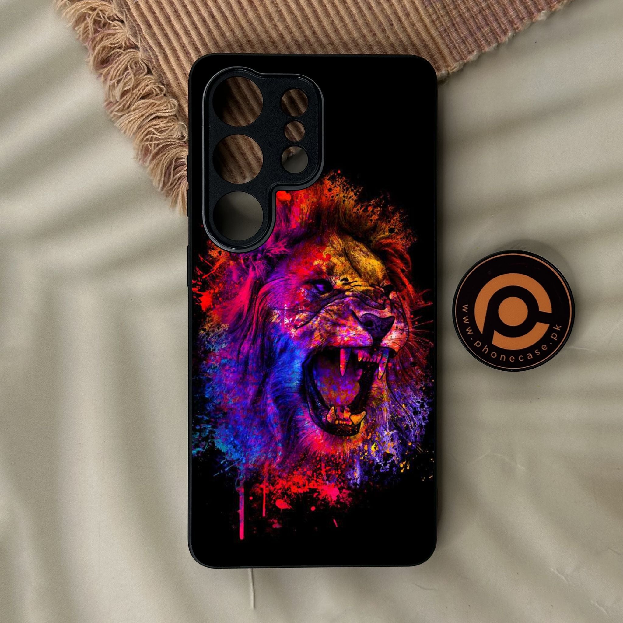 Galaxy S26 Ultra - Tiger 2.0 Design 5 - Premium Metal Printed Soft Bumper Shock Proof Case