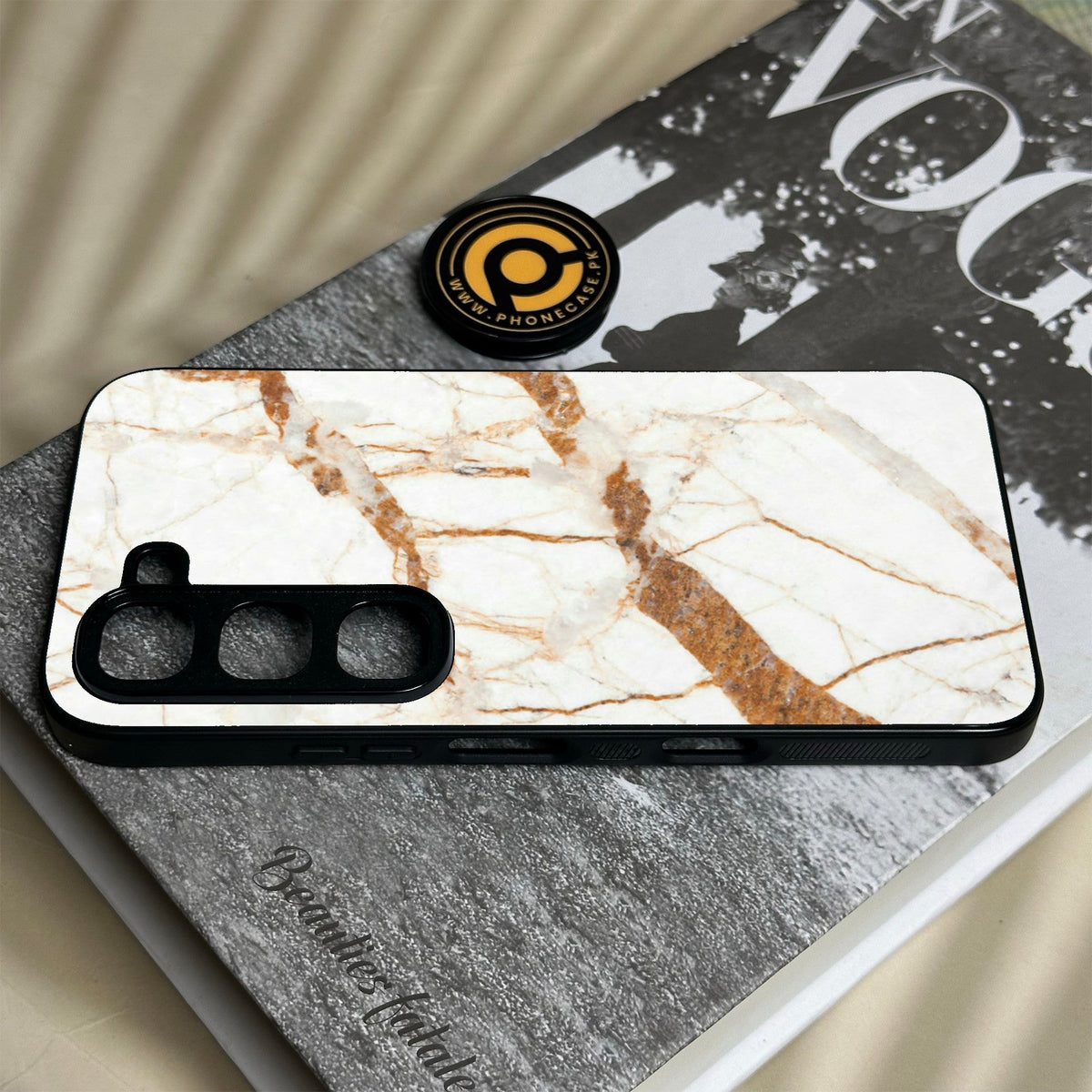 Infinix Hot 70 Pro - White Design 4 - Premium Metal Printed Soft Bumper Shock Proof Case