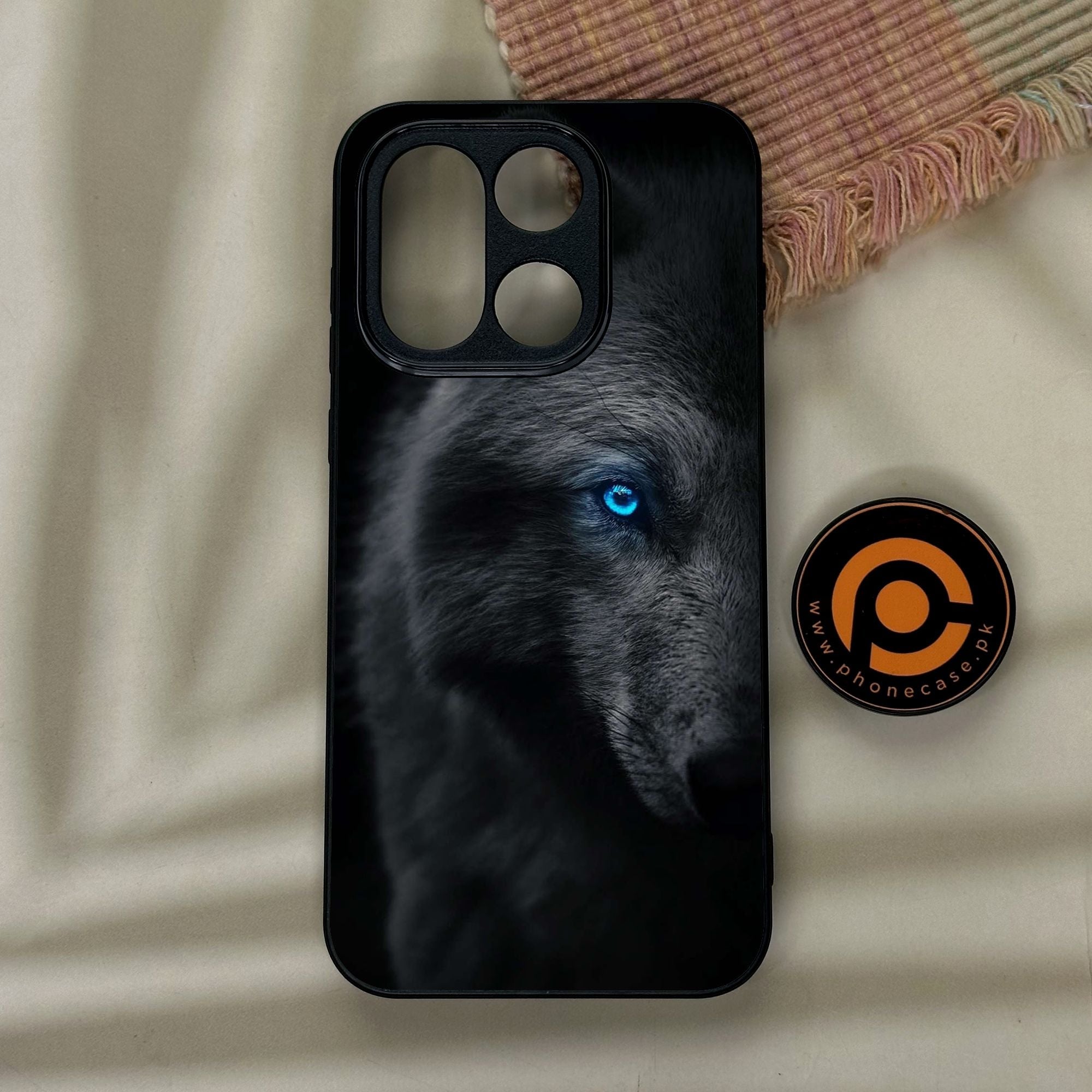 OnePlus 15 - Wolf Design 9 - Premium Metal Printed Soft Bumper Shock Proof Case