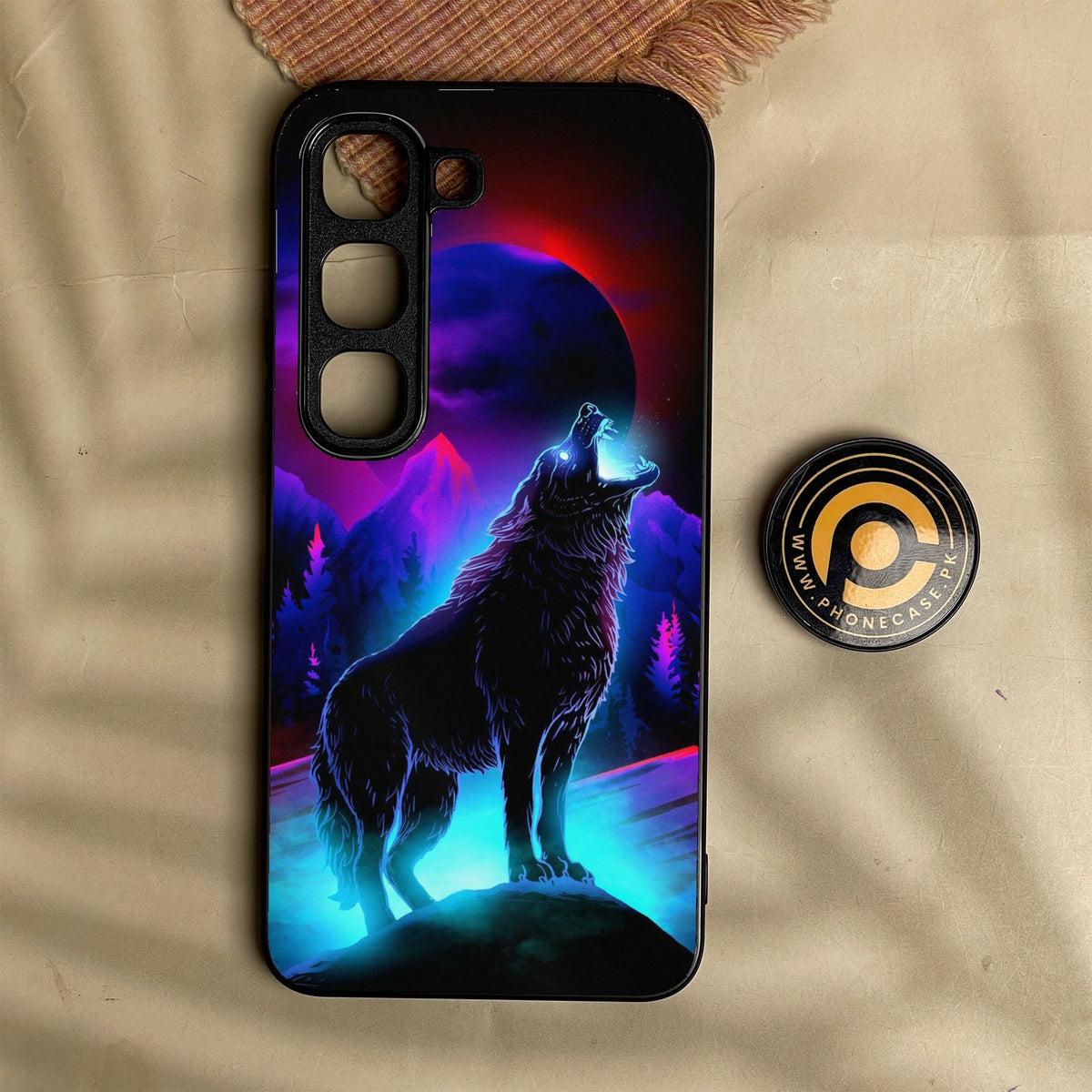 Infinix Hot 70 Pro - Wolf Design 2 - Premium Metal Printed Soft Bumper Shock Proof Case