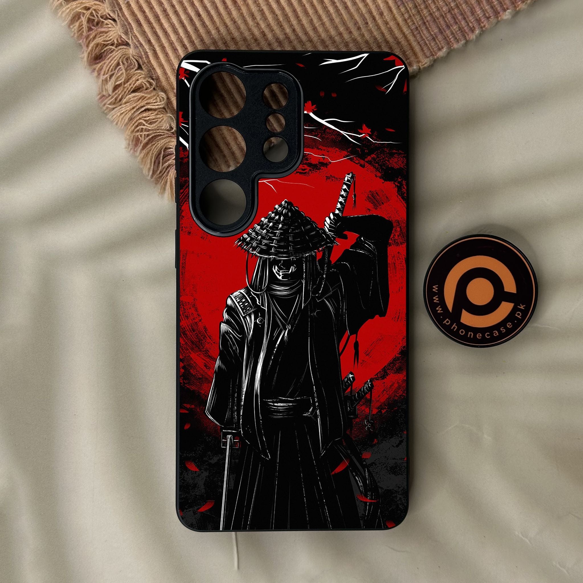 Galaxy S26 Ultra - Ninja Design 6 - Premium Metal Printed Soft Bumper Shock Proof Case CS-46609