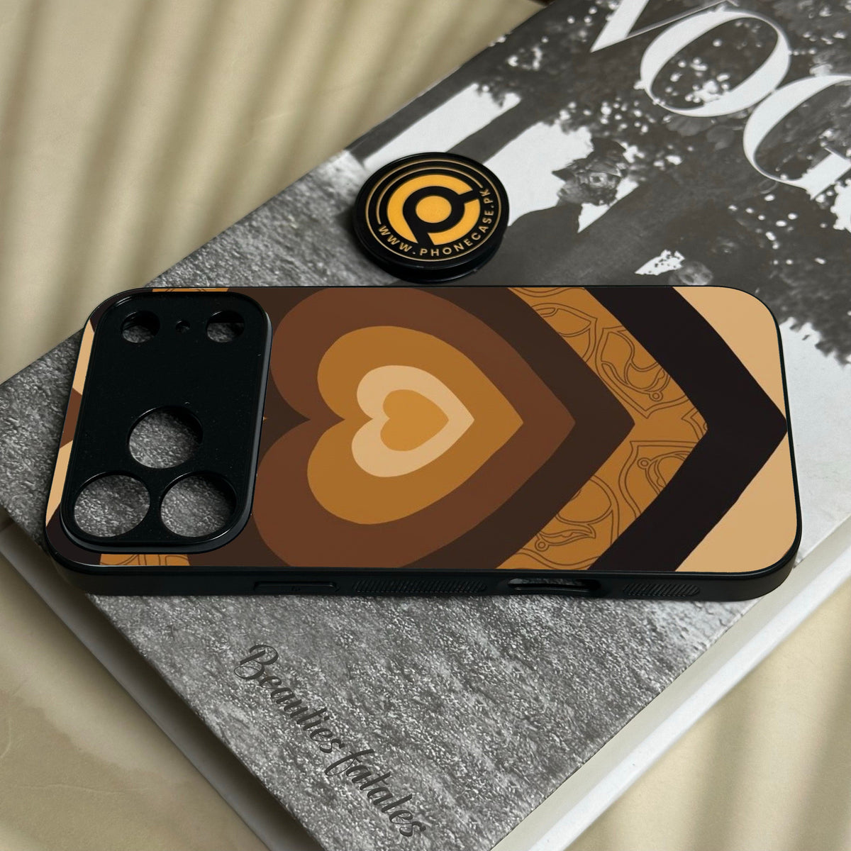 Iphone 18 Pro - Heart 2.0 Design 5 - Premium Metal Printed Soft Bumper Shock Proof Case