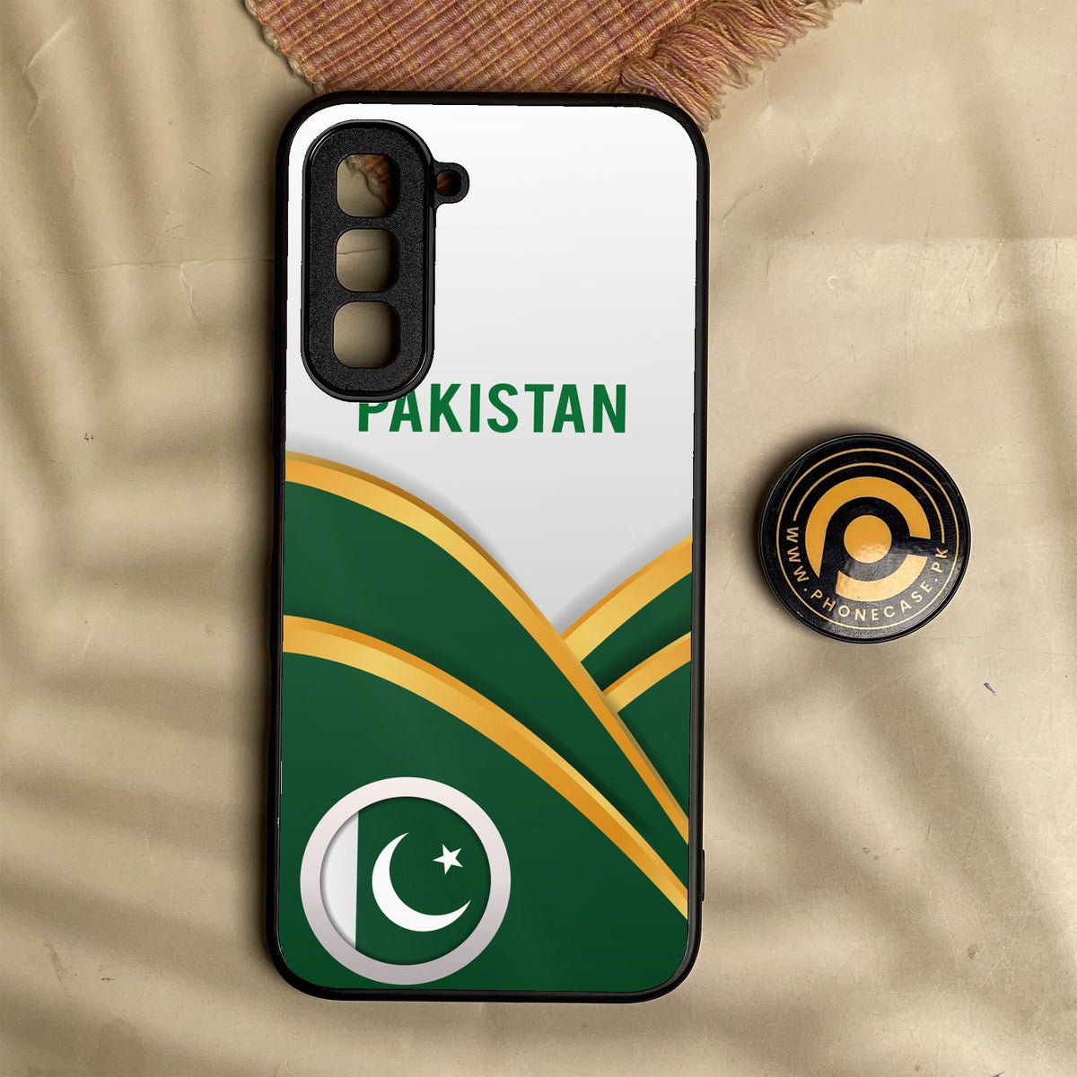 Infinix Hot 70 - Pakistani Flag Design 1 - Premium Metal Printed Soft Bumper Shock Proof Case