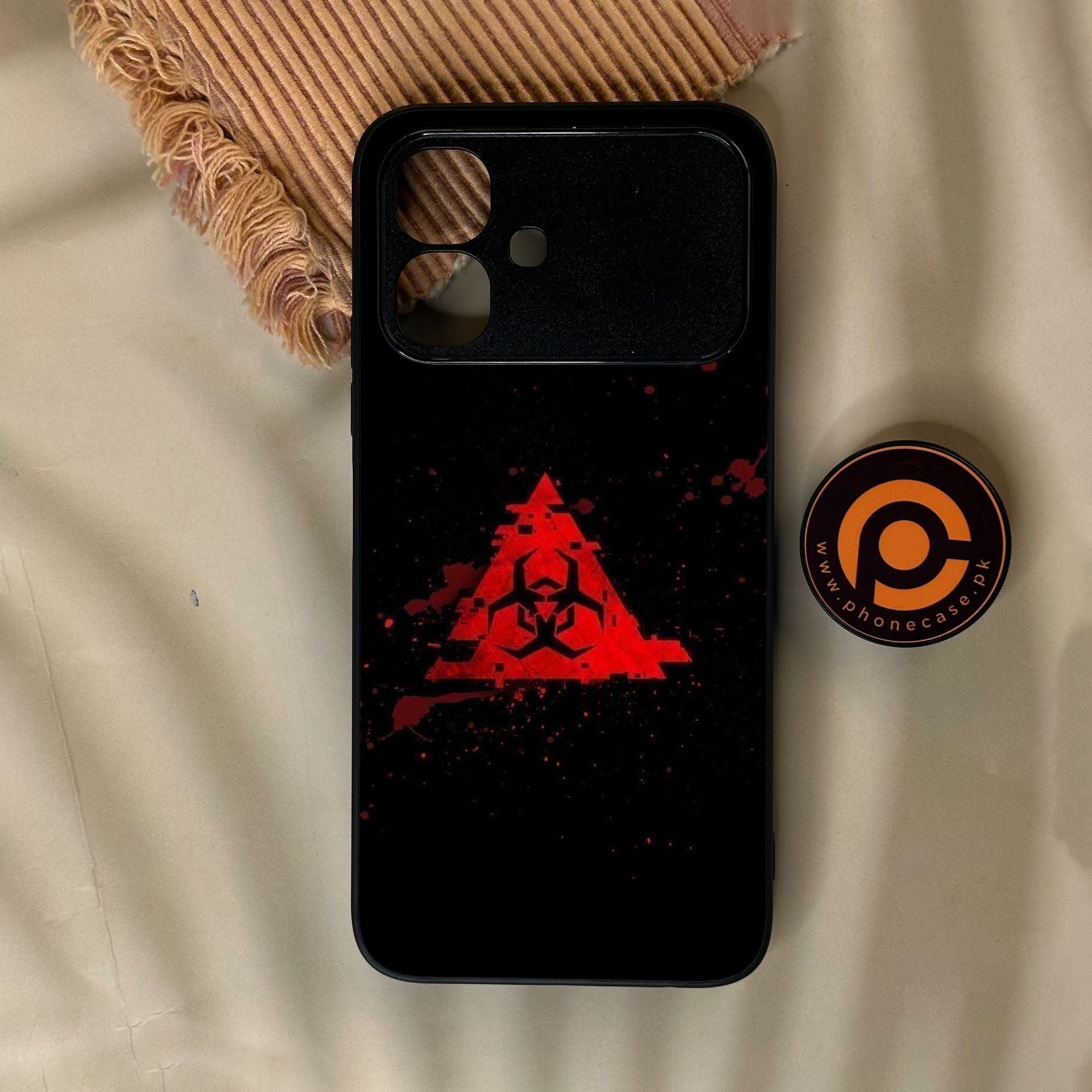 Infinix Smart 20 - Biohazard Design 4 - Premium Metal Printed Soft Bumper Shock Proof Case