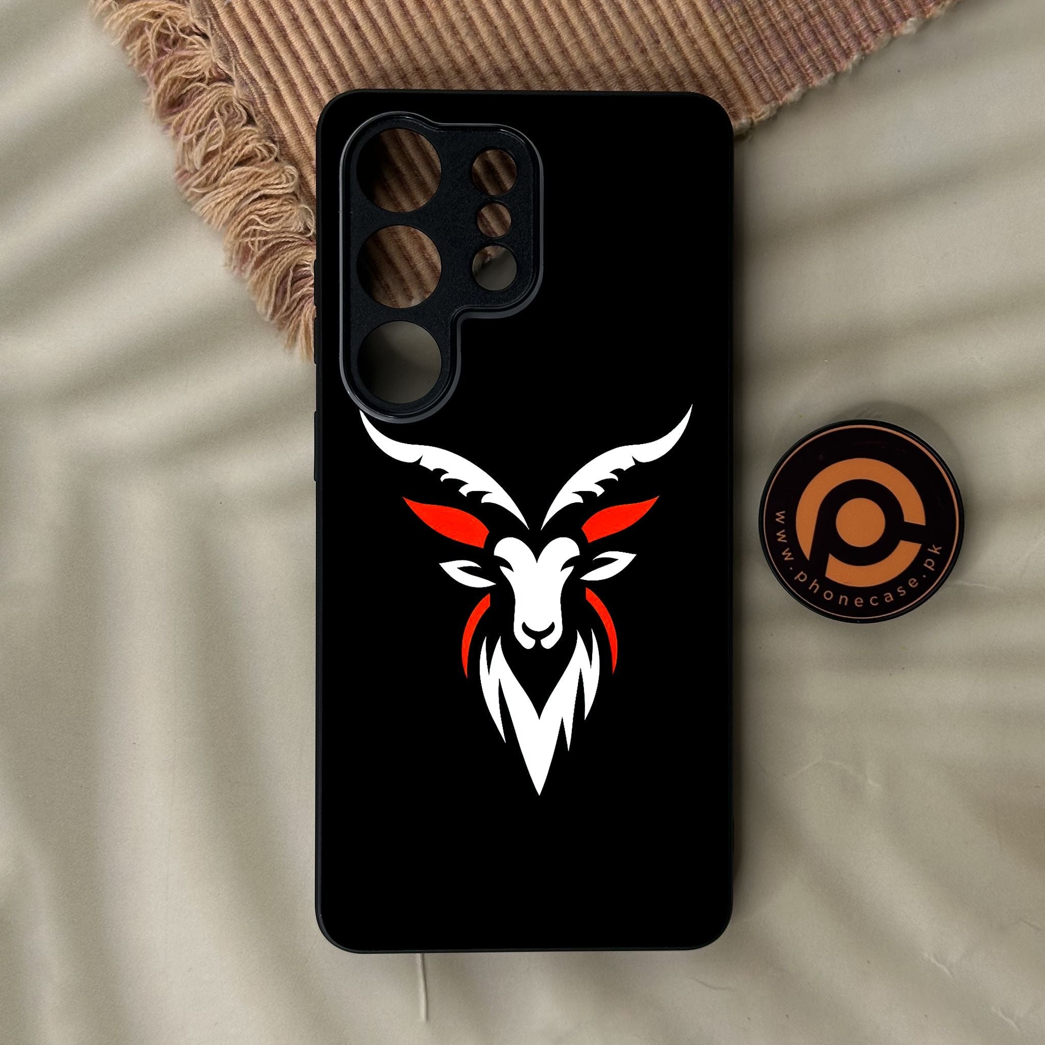 Galaxy S26 Ultra - Minimalistic Design 4 - Premium Metal Printed Soft Bumper Shock Proof Case