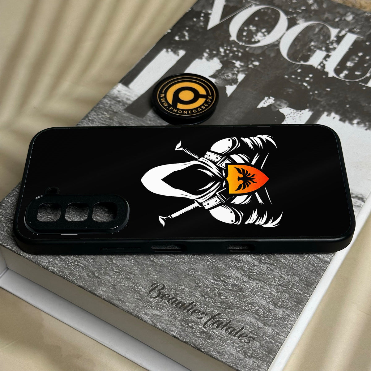 Infinix Hot 70 - Minimalistic Design 6 - Premium Metal Printed Soft Bumper Shock Proof Case