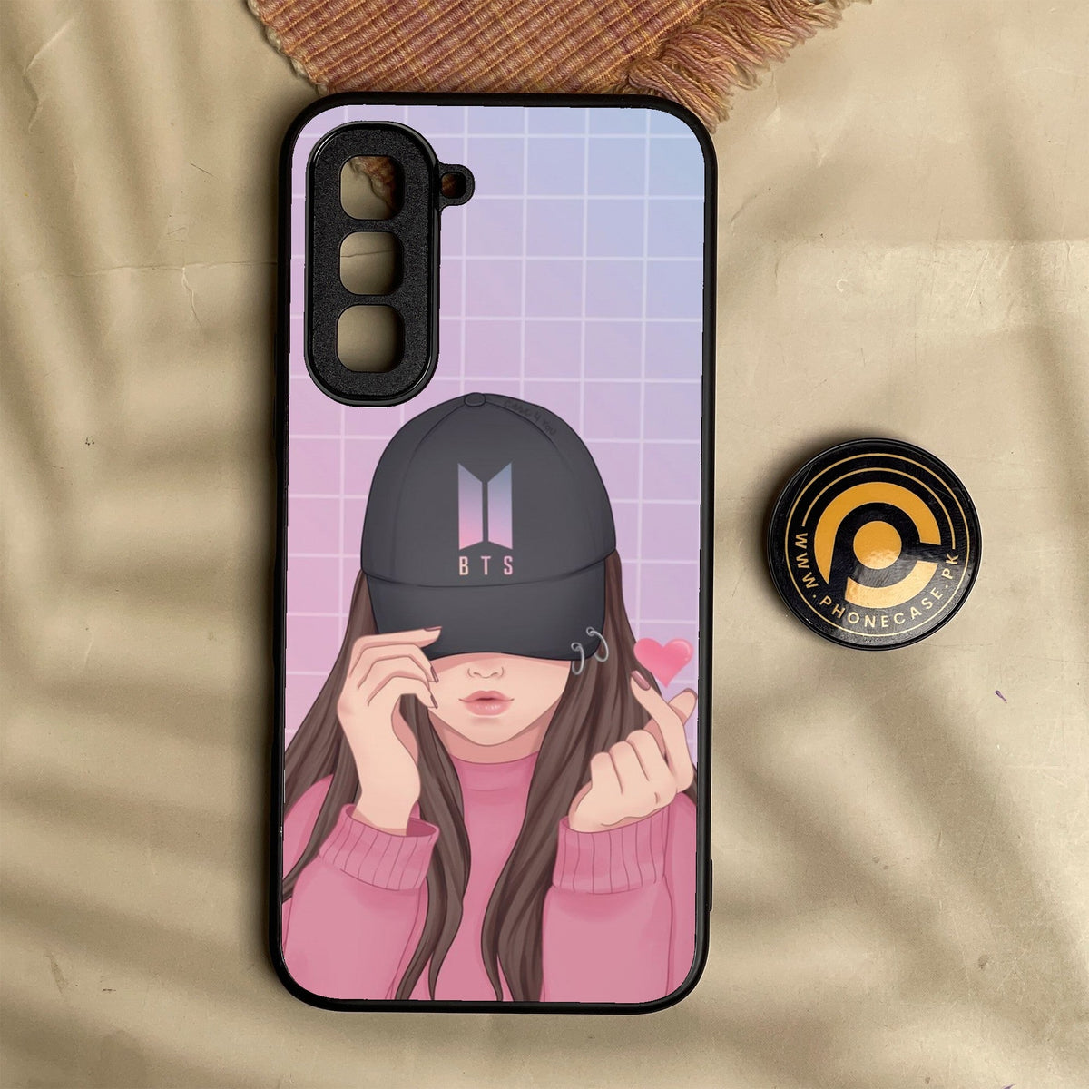 Infinix Hot 70 - Anime Girls Design 3 - Premium Metal Printed Soft Bumper Shock Proof Case
