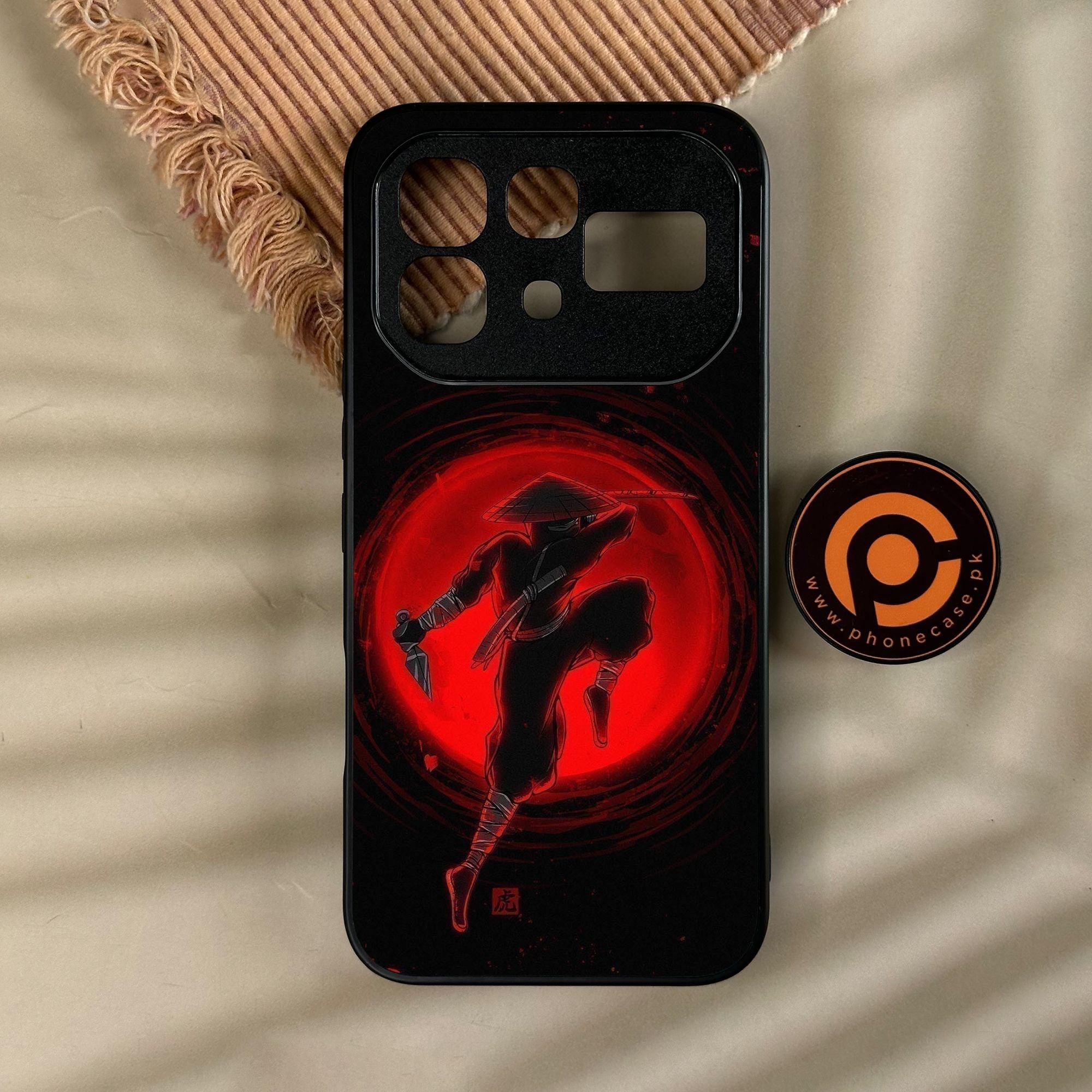 Infinix Note 60 - Ninja Design 5 - Premium Metal Printed Soft Bumper Shock Proof Case