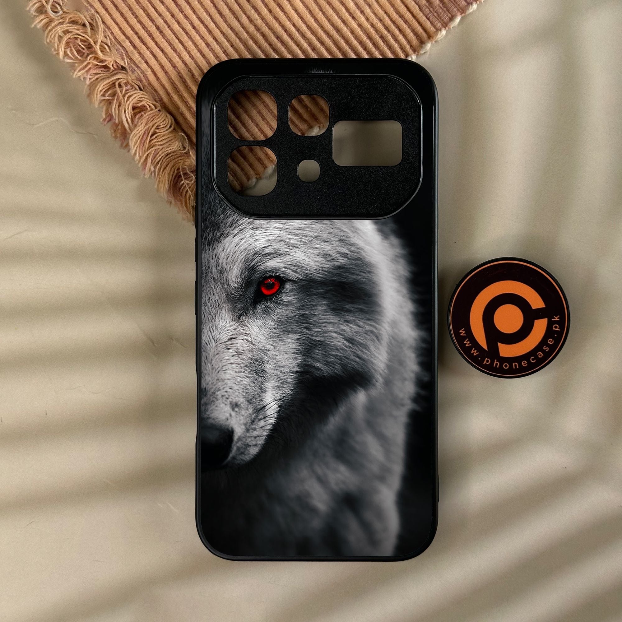 Infinix Note 60 - Wolf Design 10 - Premium Metal Printed Soft Bumper Shock Proof Case CS-45862