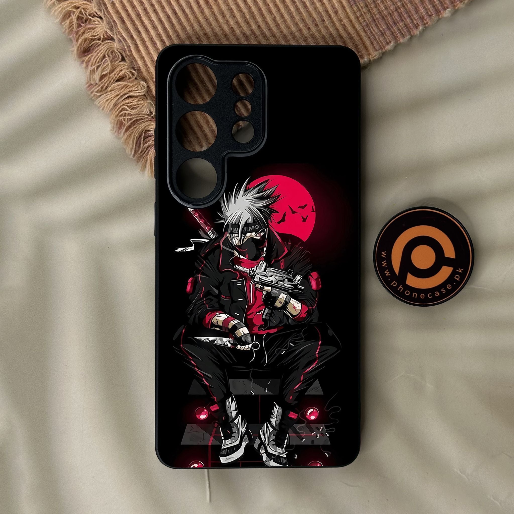 Galaxy S26 Ultra - Anime Series Design 9 - Premium Metal Printed Soft Bumper Shock Proof Case