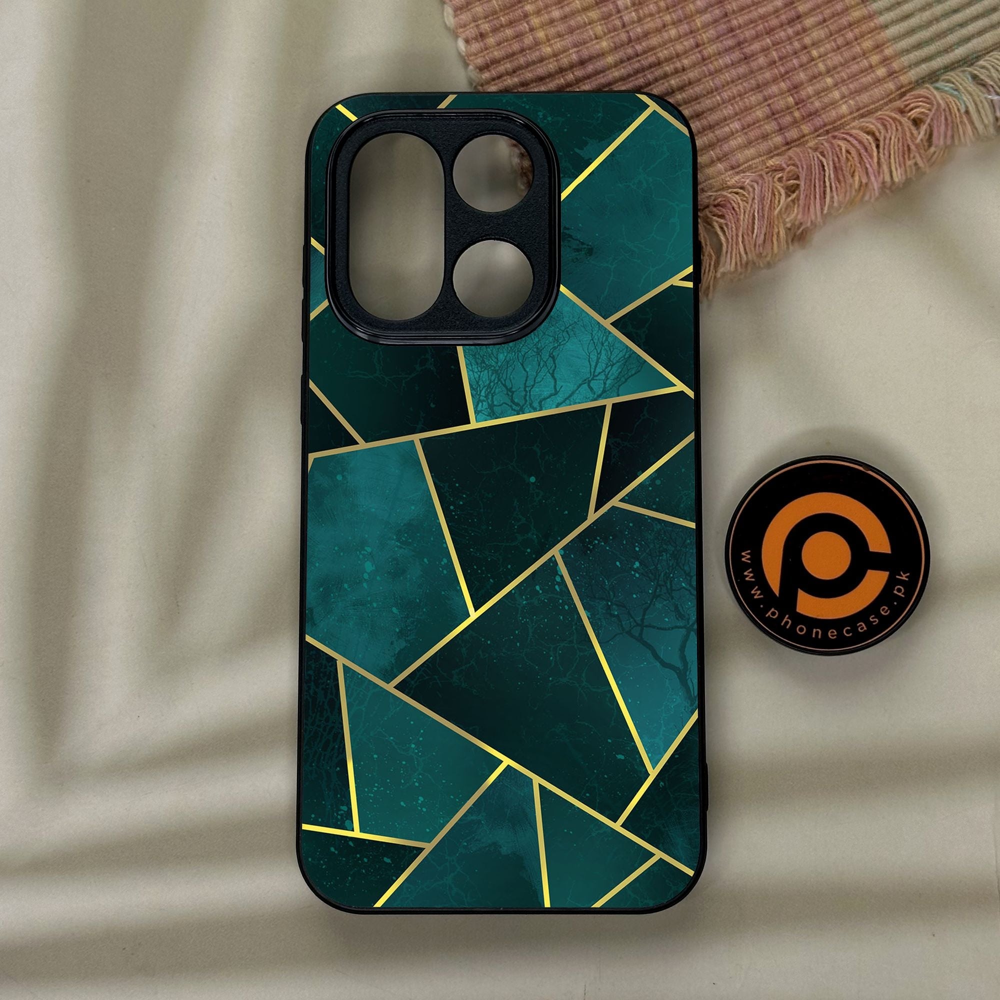 OnePlus 15 - Geometric Design 1 - Premium Metal Printed Soft Bumper Shock Proof Case
