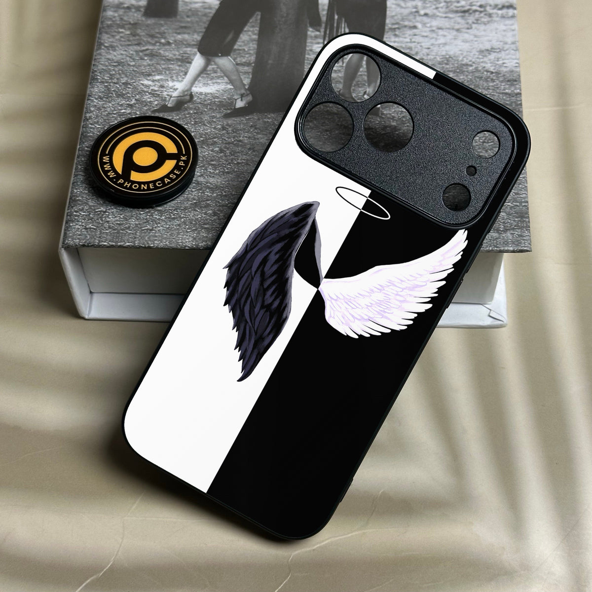 Iphone 18 Pro - Angel 2.0 Design 5 - Premium Metal Printed Soft Bumper Shock Proof Case