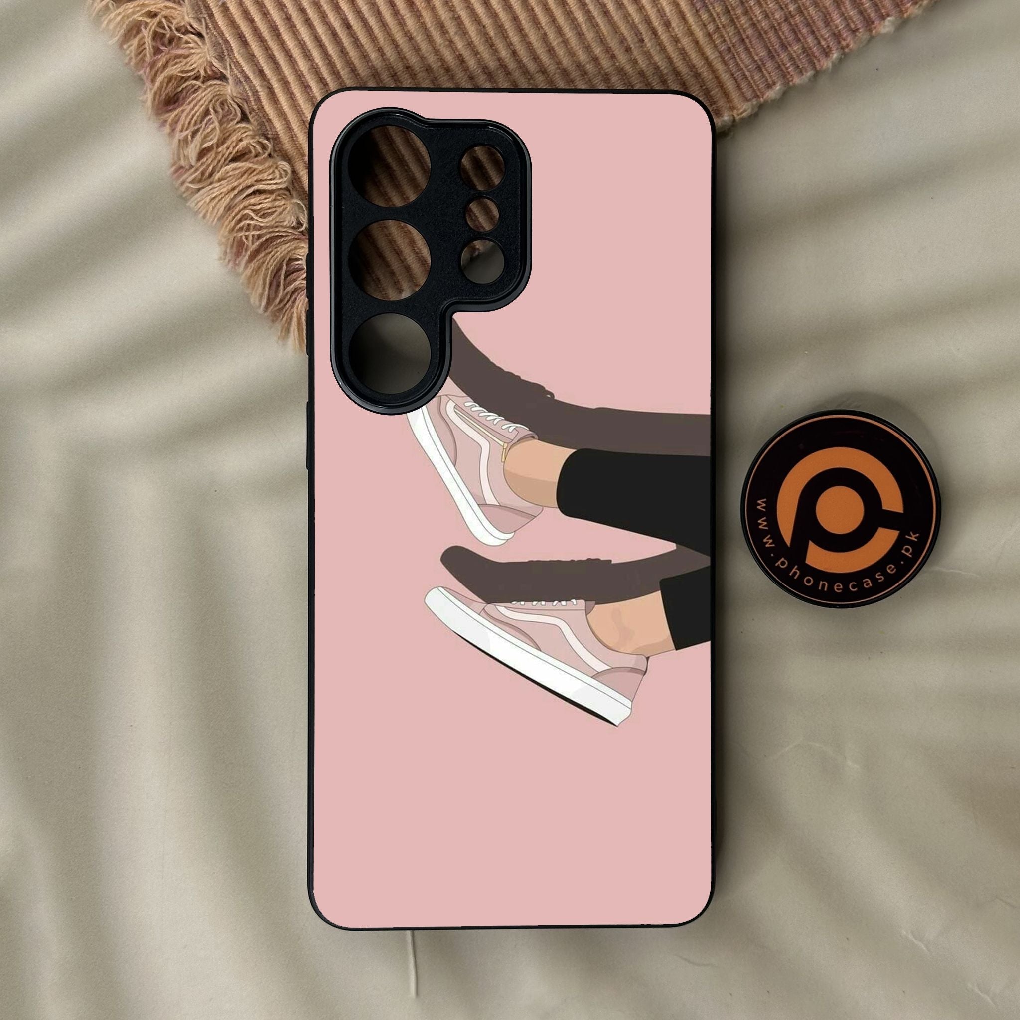 Galaxy S26 Ultra - Anime Girls Design 9 - Premium Metal Printed Soft Bumper Shock Proof Case