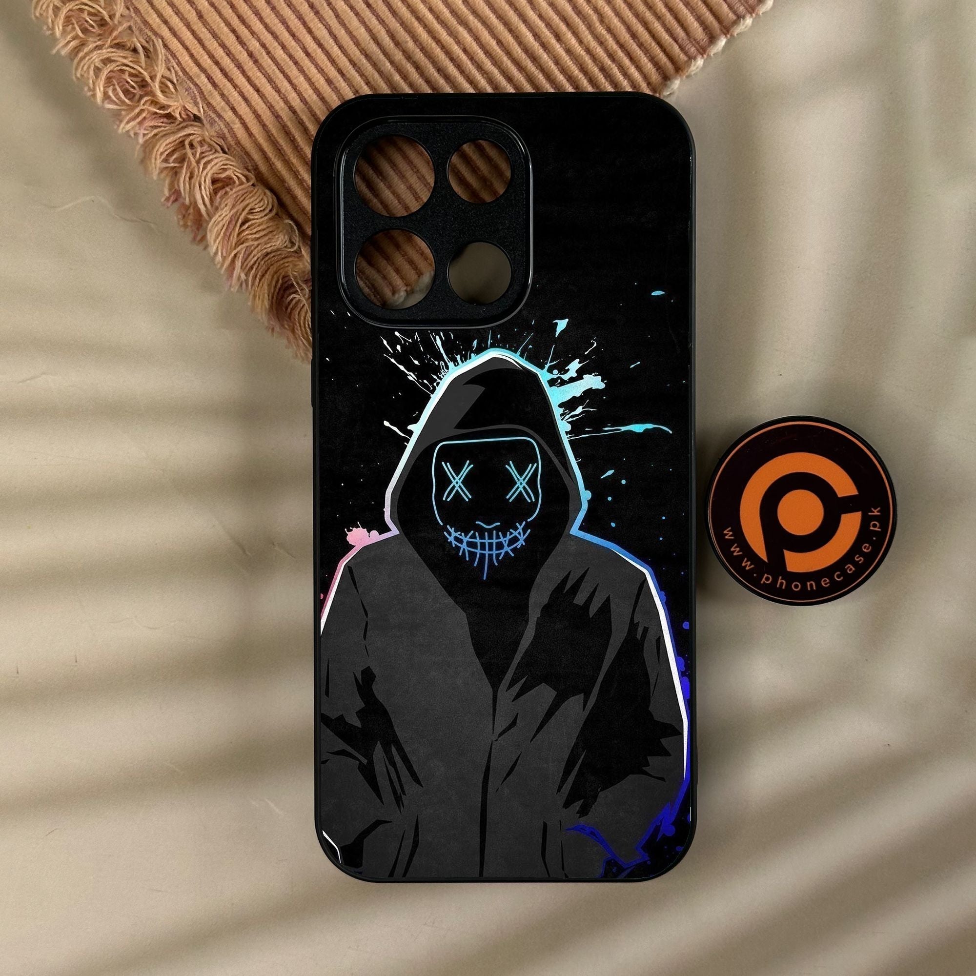 OnePlus Turbo 6 - Anonymous 2.0 Design 8 - Premium Metal Printed Soft Bumper Shock Proof Case