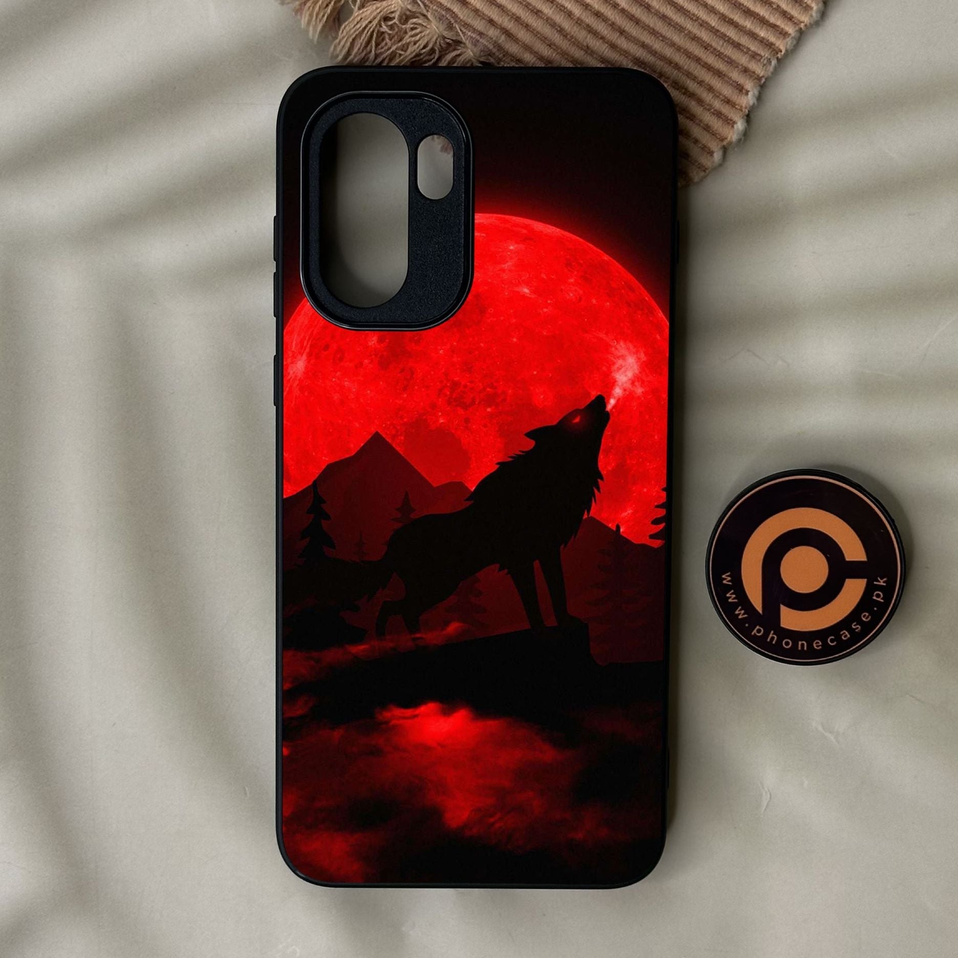 OnePlus 15R - Wolf Design 5 - Premium Metal Printed Soft Bumper Shock Proof Case
