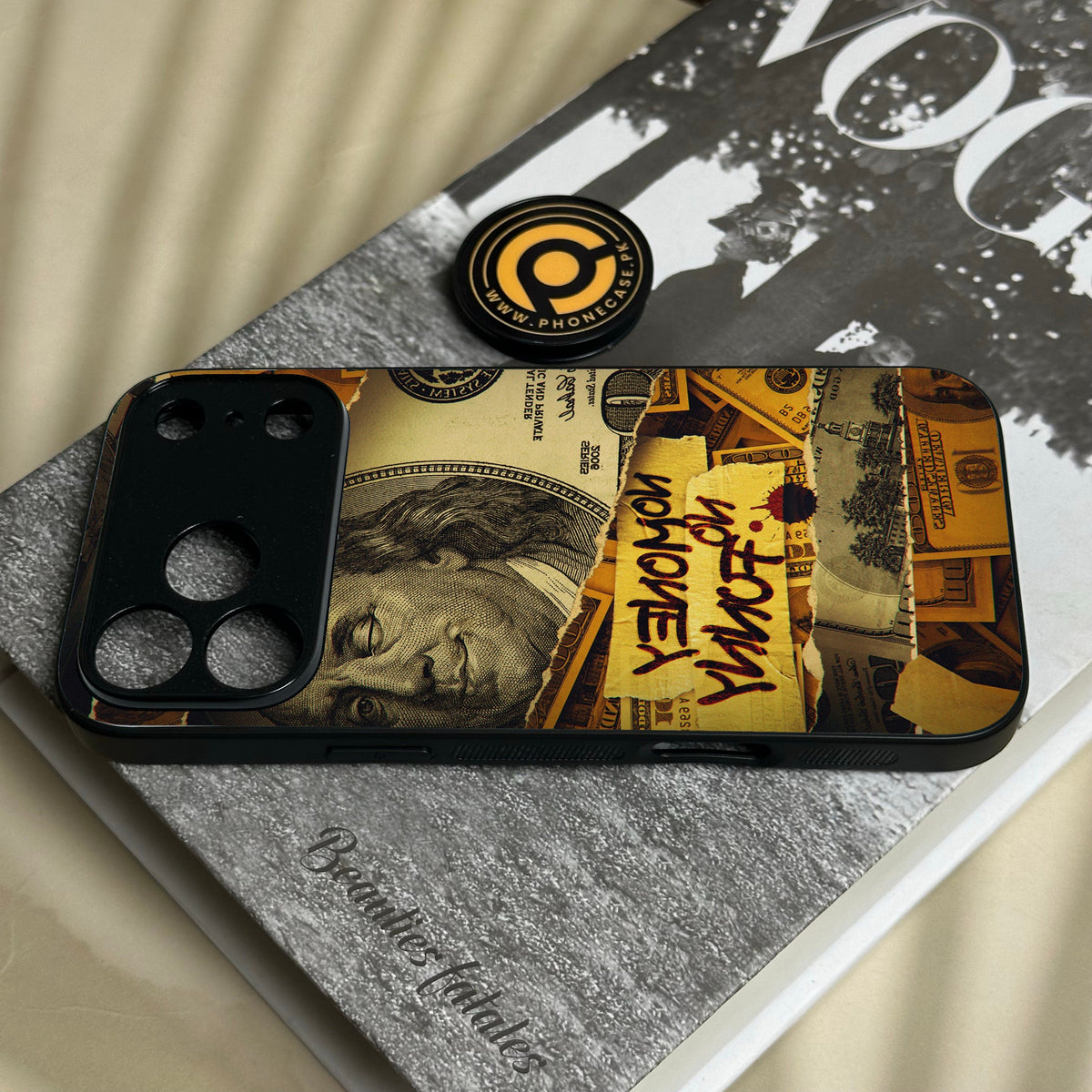Iphone 18 Pro - Dollar Design 1 - Premium Metal Printed Soft Bumper Shock Proof Case