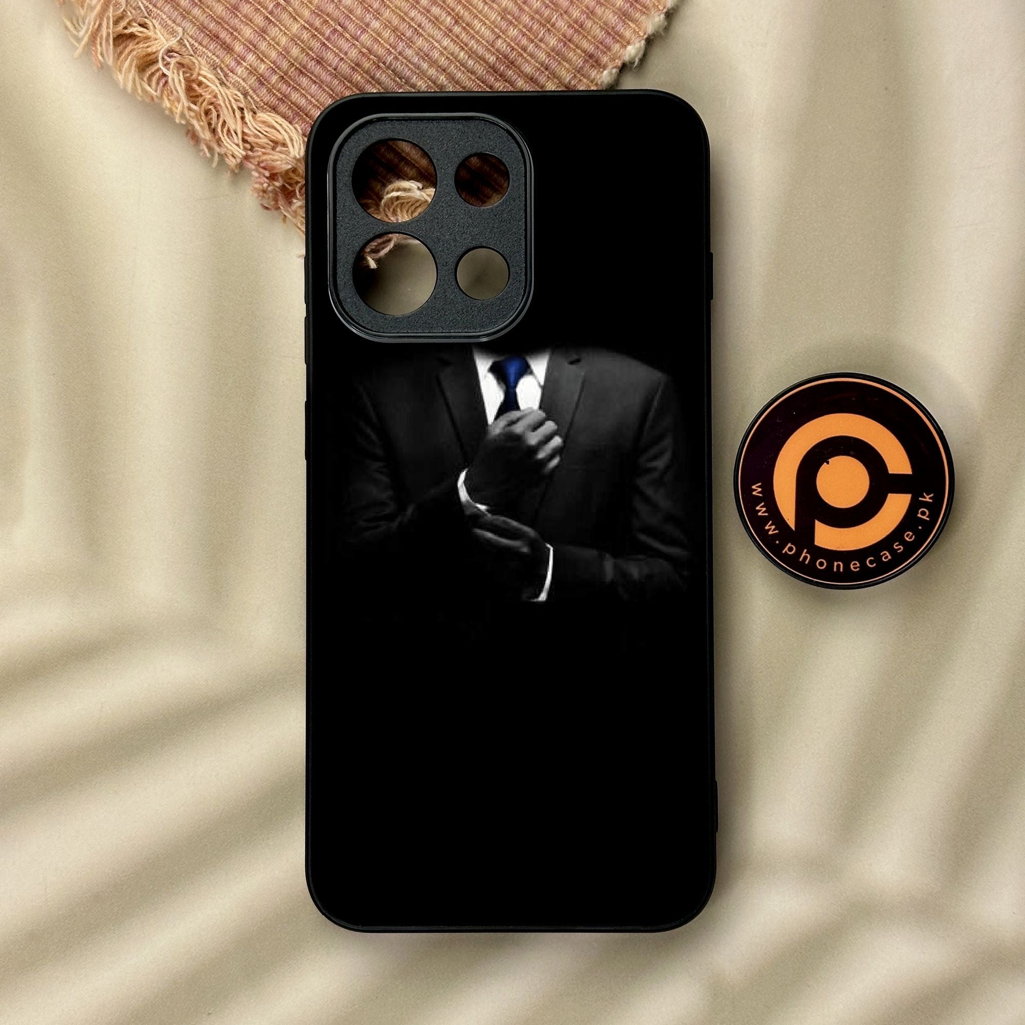 OnePlus 13s - Black Art Design 1 - Premium Metal Printed Soft Bumper Shock Proof Case