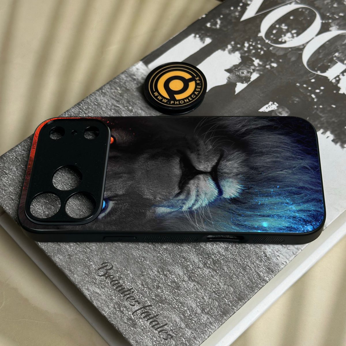 Iphone 18 Pro Max - Tiger Design 4 - Premium Metal Printed Soft Bumper Shock Proof Case