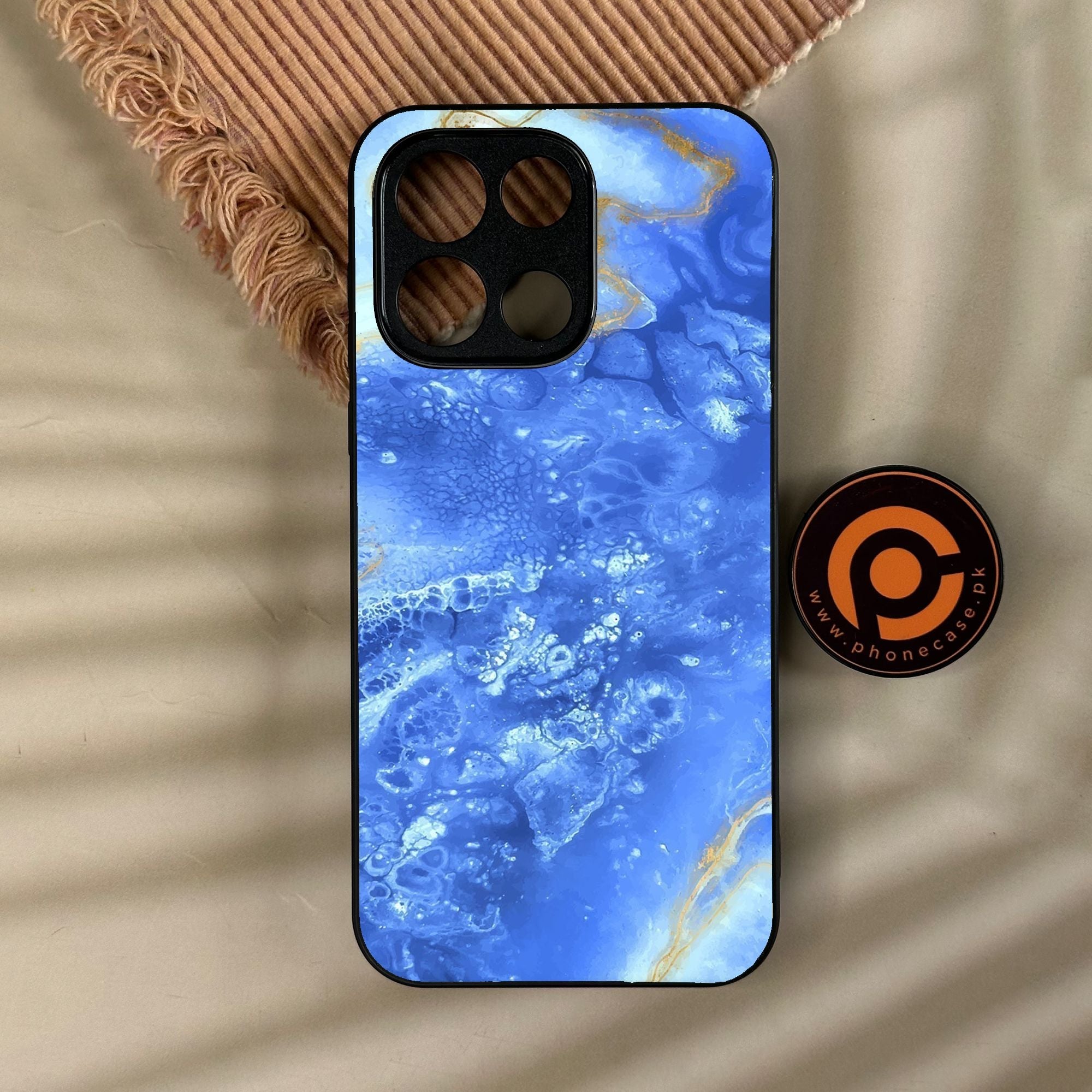 OnePlus Turbo 6 - Blue 2.0 Design 2 - Premium Metal Printed Soft Bumper Shock Proof Case