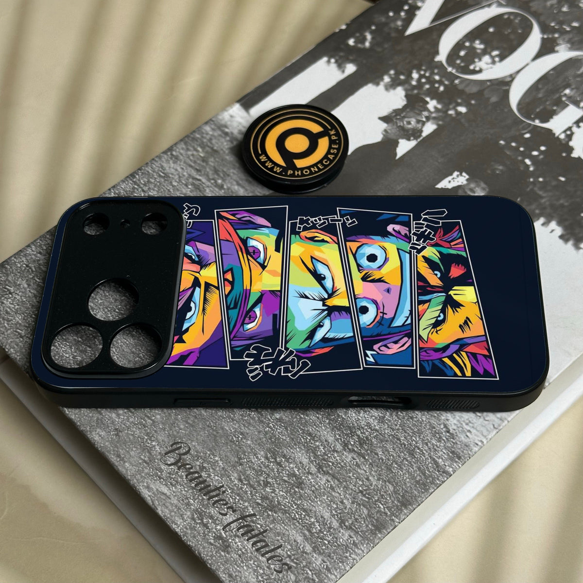 Iphone 18 Pro - Anime 2.0 Design 8 - Premium Metal Printed Soft Bumper Shock Proof Case