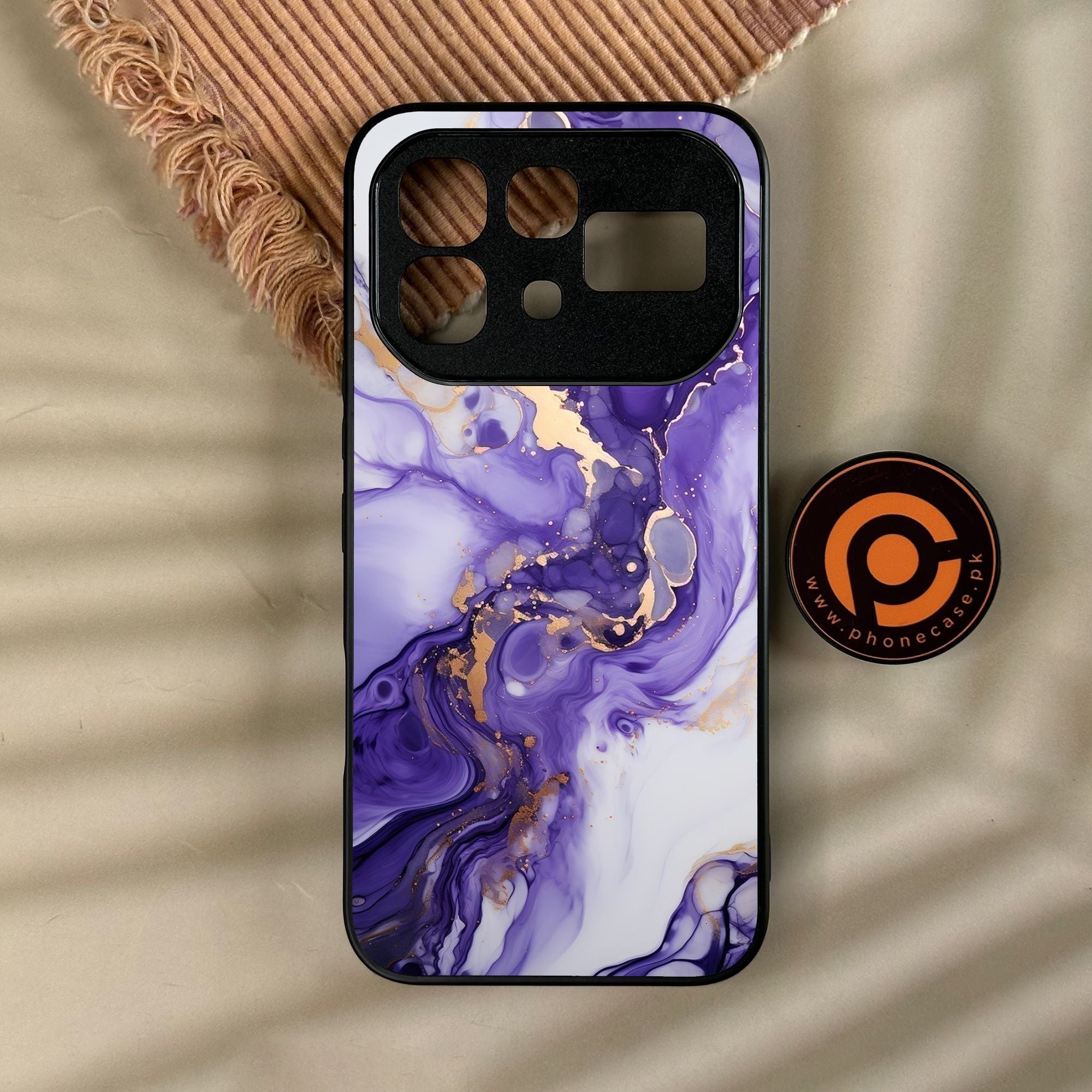 Infinix Note 60 Pro - Liquid 2.0 Design 2 - Premium Metal Printed Soft Bumper Shock Proof Case