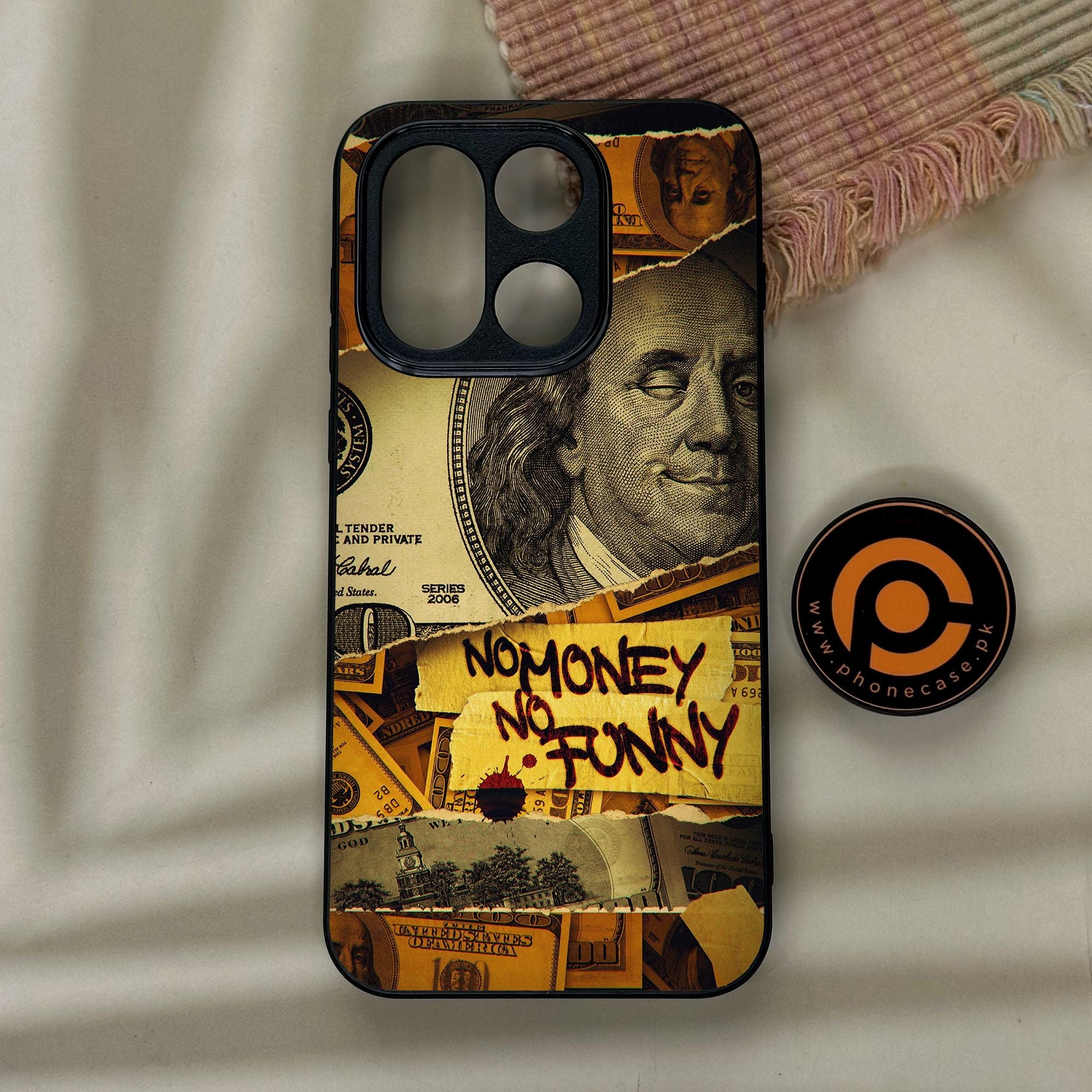 OnePlus 15 - Dollar Design 1 - Premium Metal Printed Soft Bumper Shock Proof Case