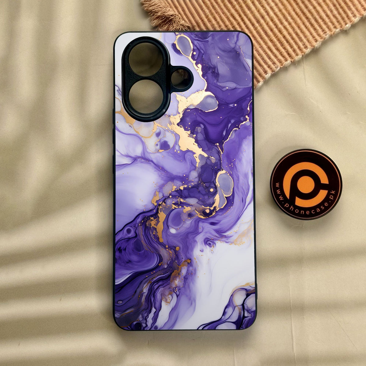 Vivo V60 Lite  - Liquid 2.0 Design 2 - Premium Metal Printed Soft Bumper Shock Proof Case