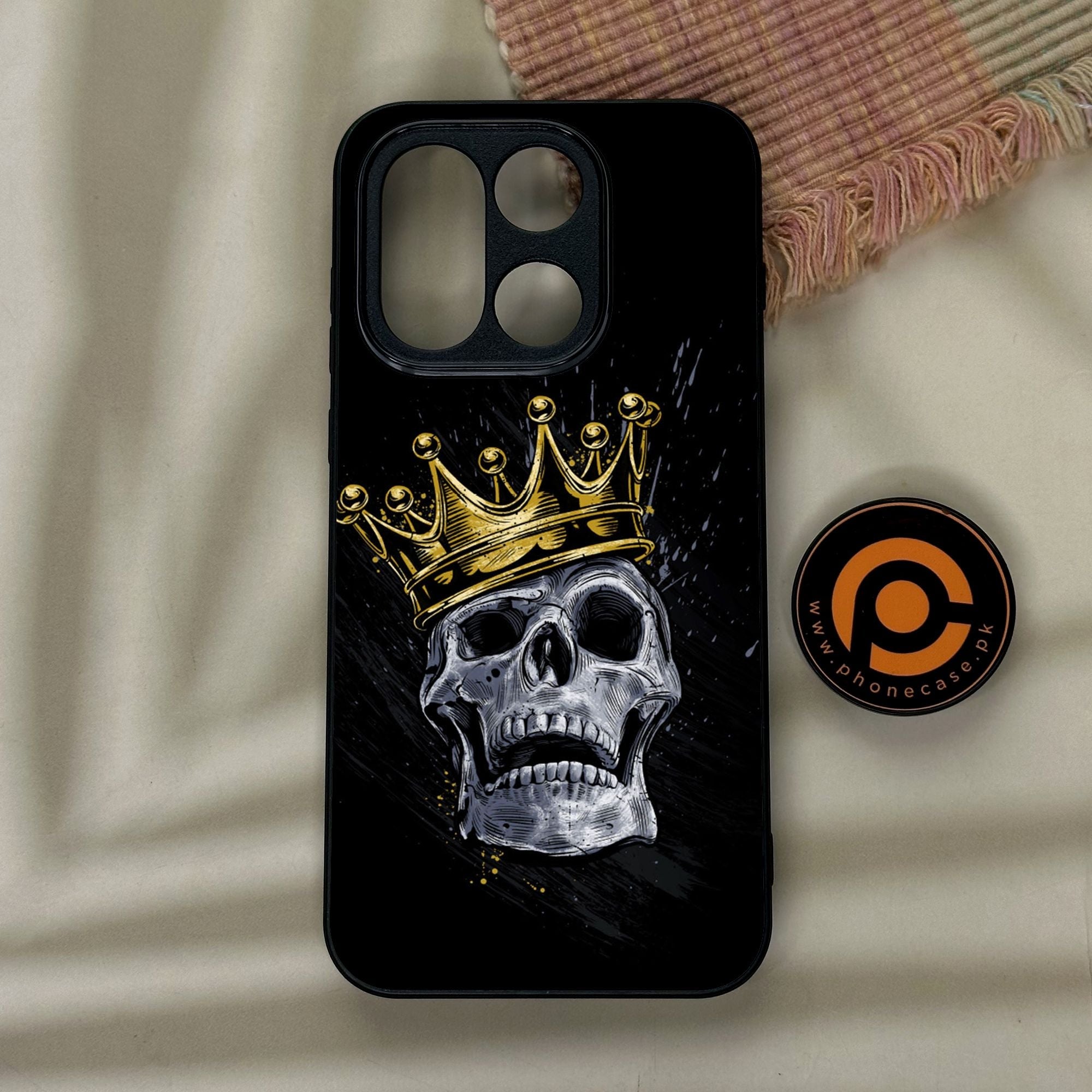 OnePlus 15 - King Design 5 - Premium Metal Printed Soft Bumper Shock Proof Case