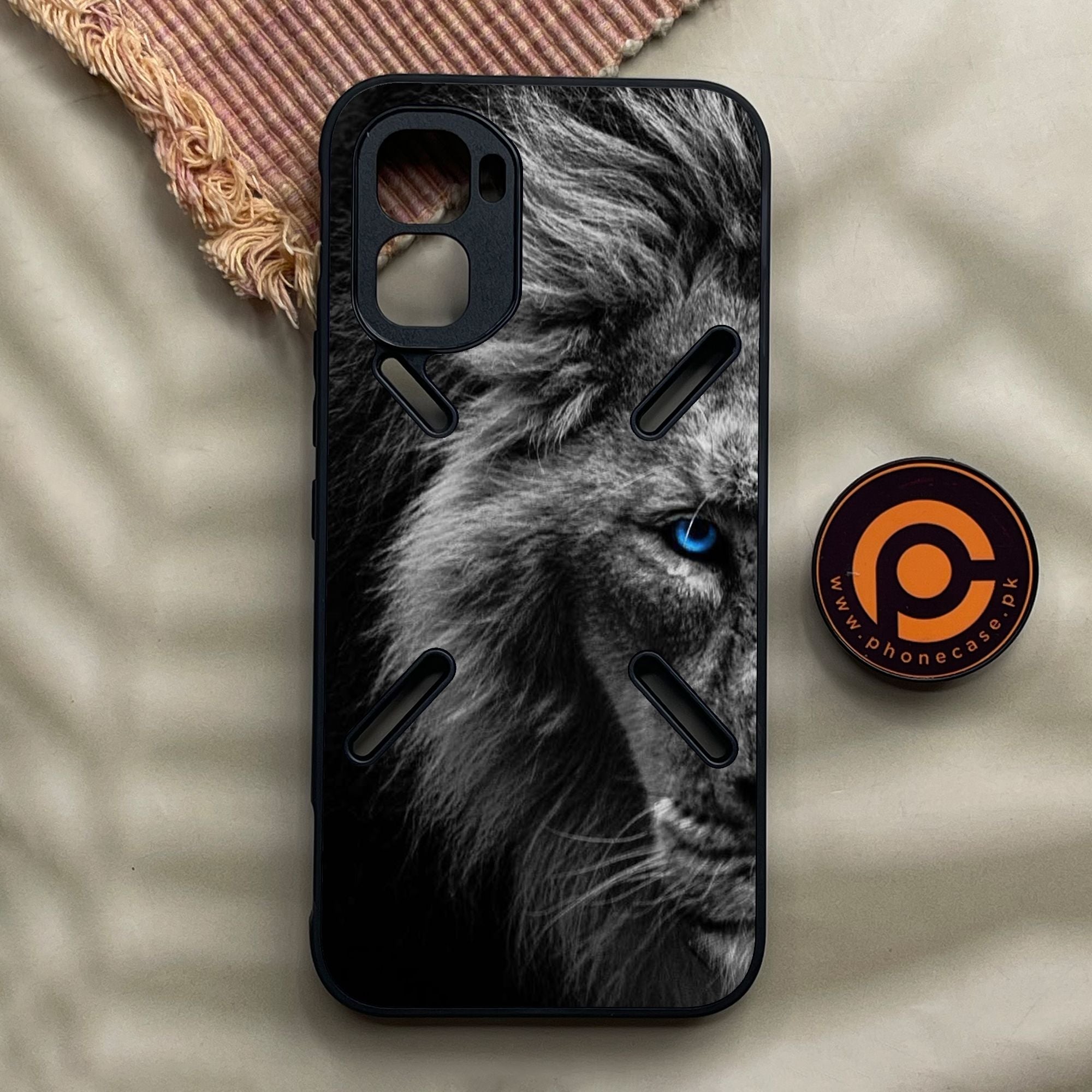 Infinix GT 50 Pro - Tiger Design 8 - Premium Metal Printed Soft Bumper Shock Proof Case