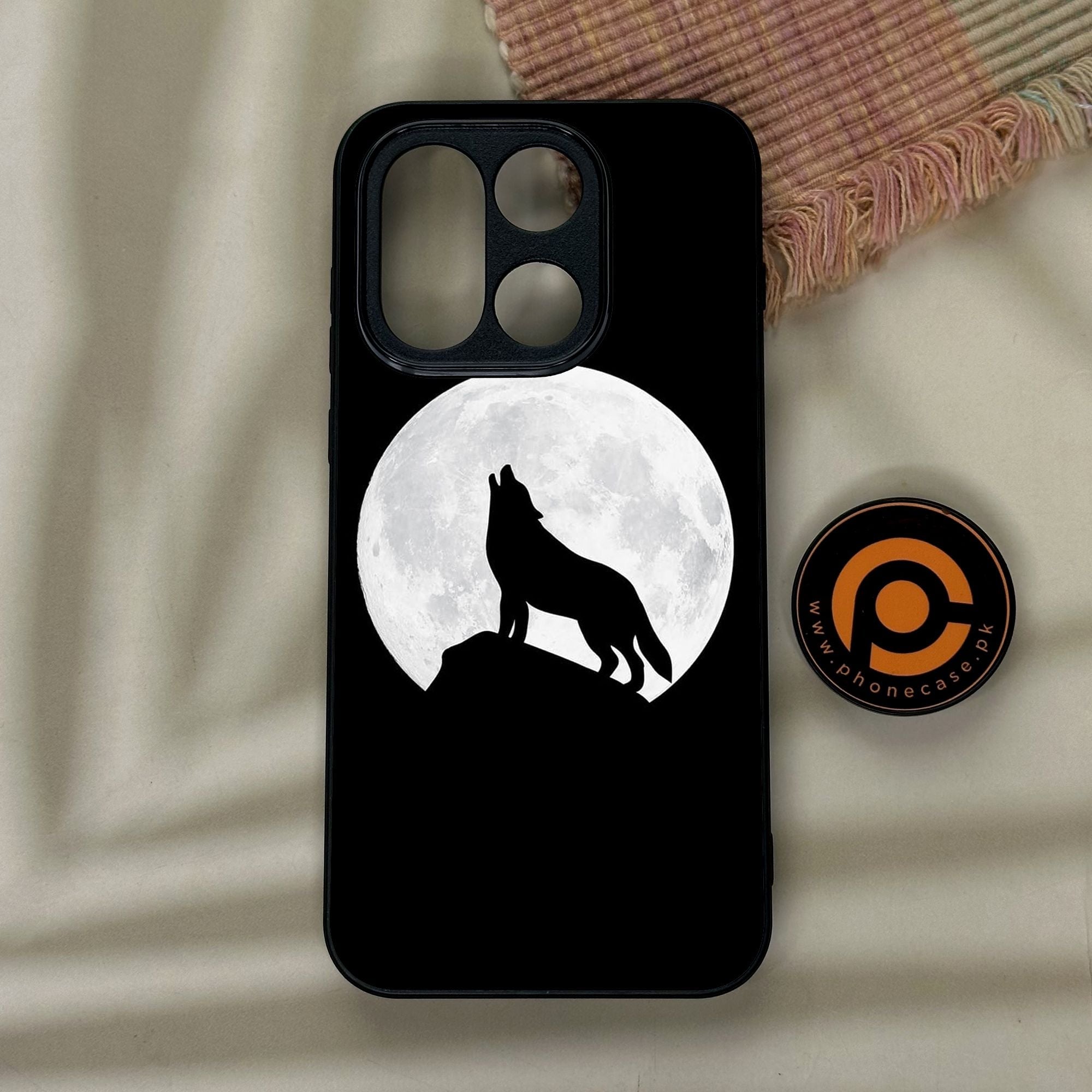 OnePlus 15 - Wolf Design 3 - Premium Metal Printed Soft Bumper Shock Proof Case