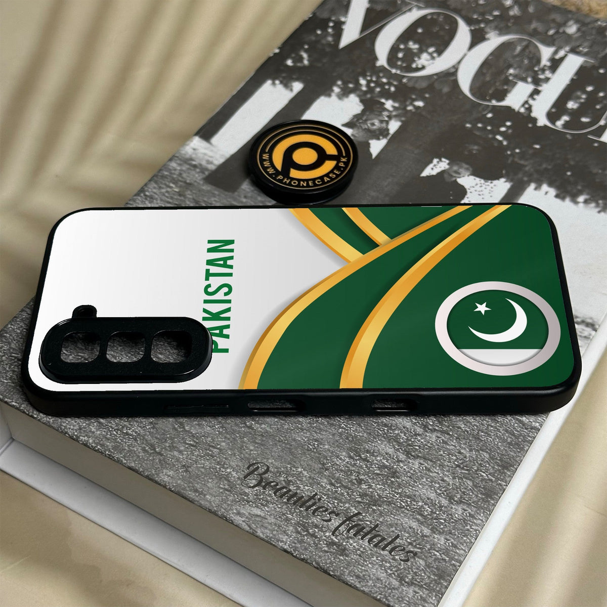 Infinix Hot 70 - Pakistani Flag Design 1 - Premium Metal Printed Soft Bumper Shock Proof Case