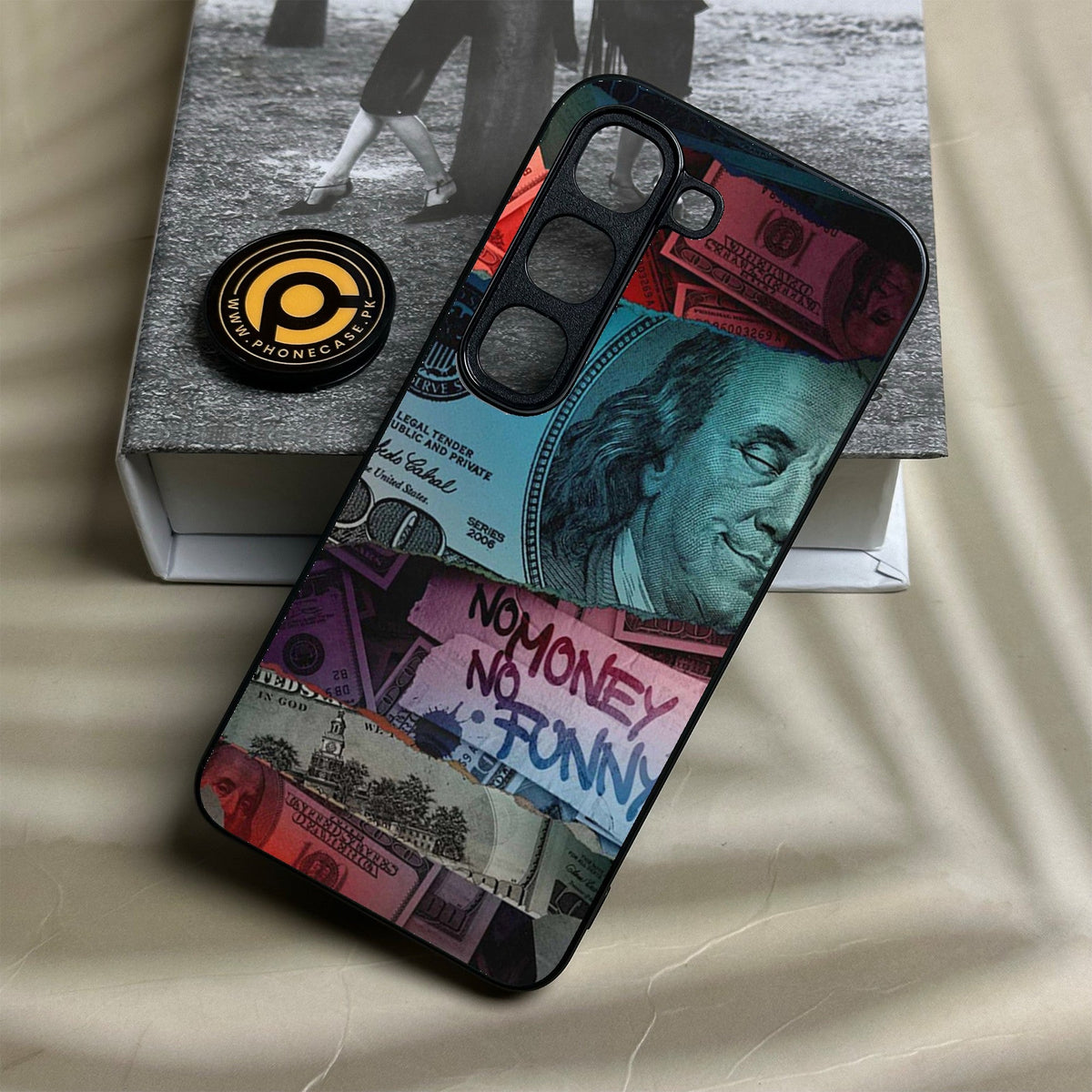 Infinix Hot 70 Pro - Dollar Design 8 - Premium Metal Printed Soft Bumper Shock Proof Case