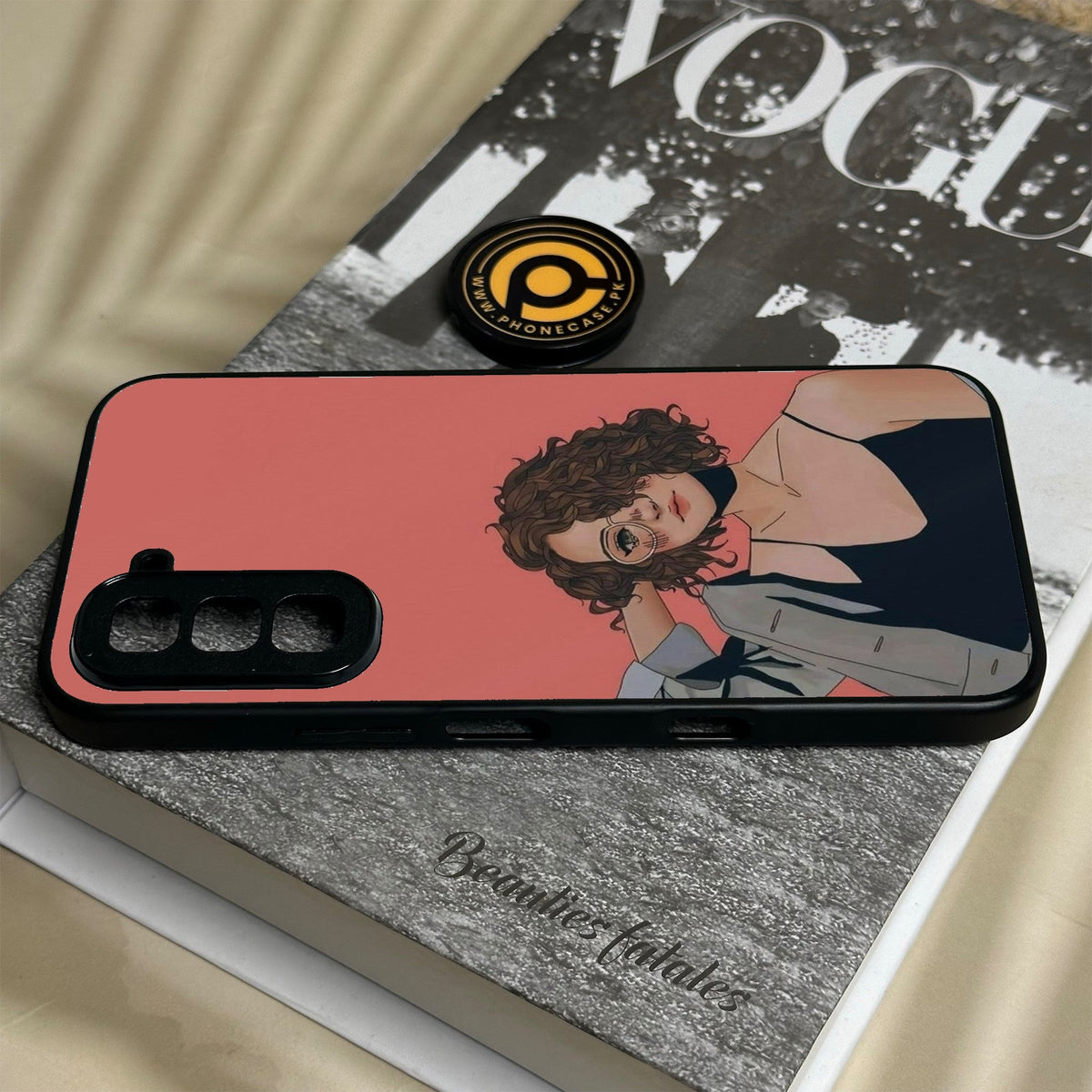 Infinix Hot 70 - Anime Girls Design 6 - Premium Metal Printed Soft Bumper Shock Proof Case
