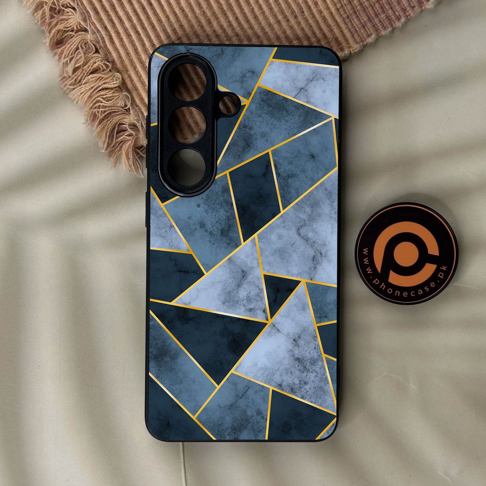 Galaxy S26 - Geometric Design 3 - Premium Metal Printed Soft Bumper Shock Proof Case