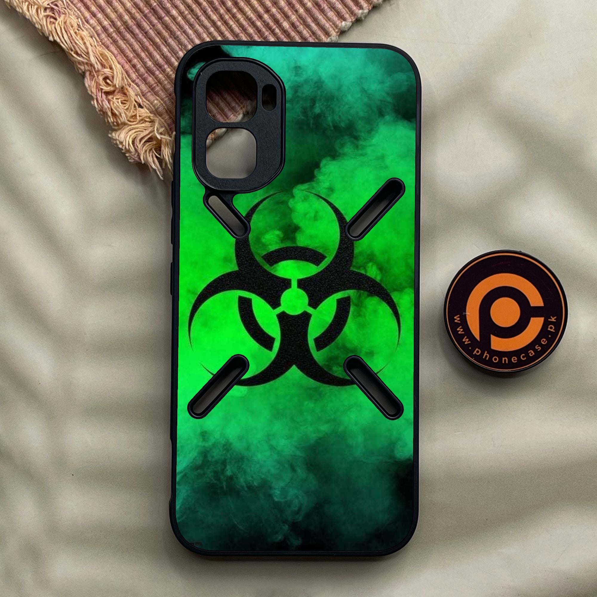 Infinix GT 50 Pro - Biohazard Design 7 - Premium Metal Printed Soft Bumper Shock Proof Case