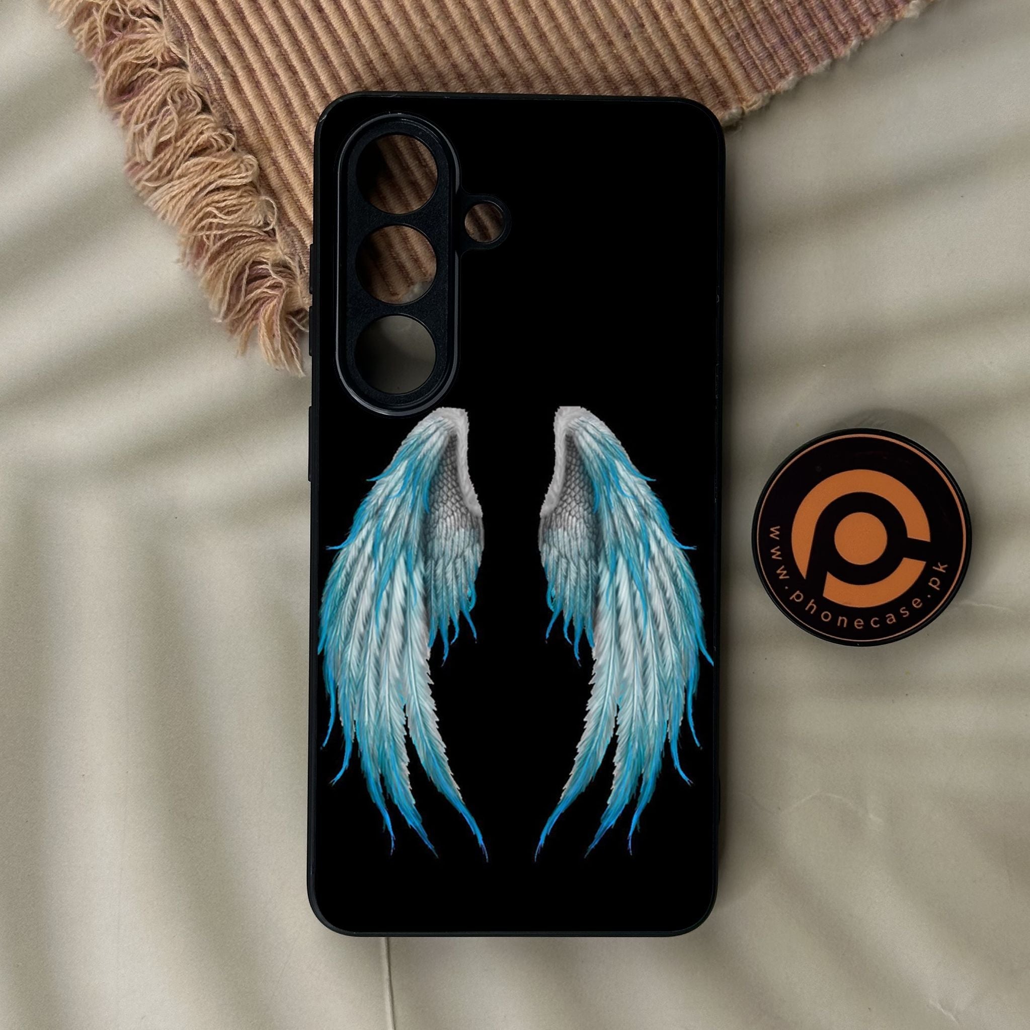 Galaxy S26 - Angel Wings Design 4 - Premium Metal Printed Soft Bumper Shock Proof Case